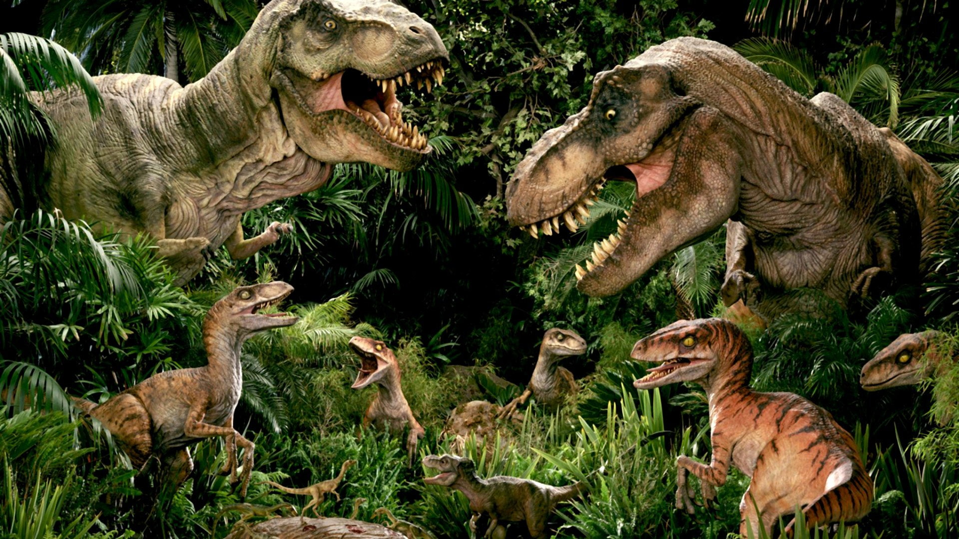 Jurassic Park, Dinosaur, group of animals, animal themes, mammal