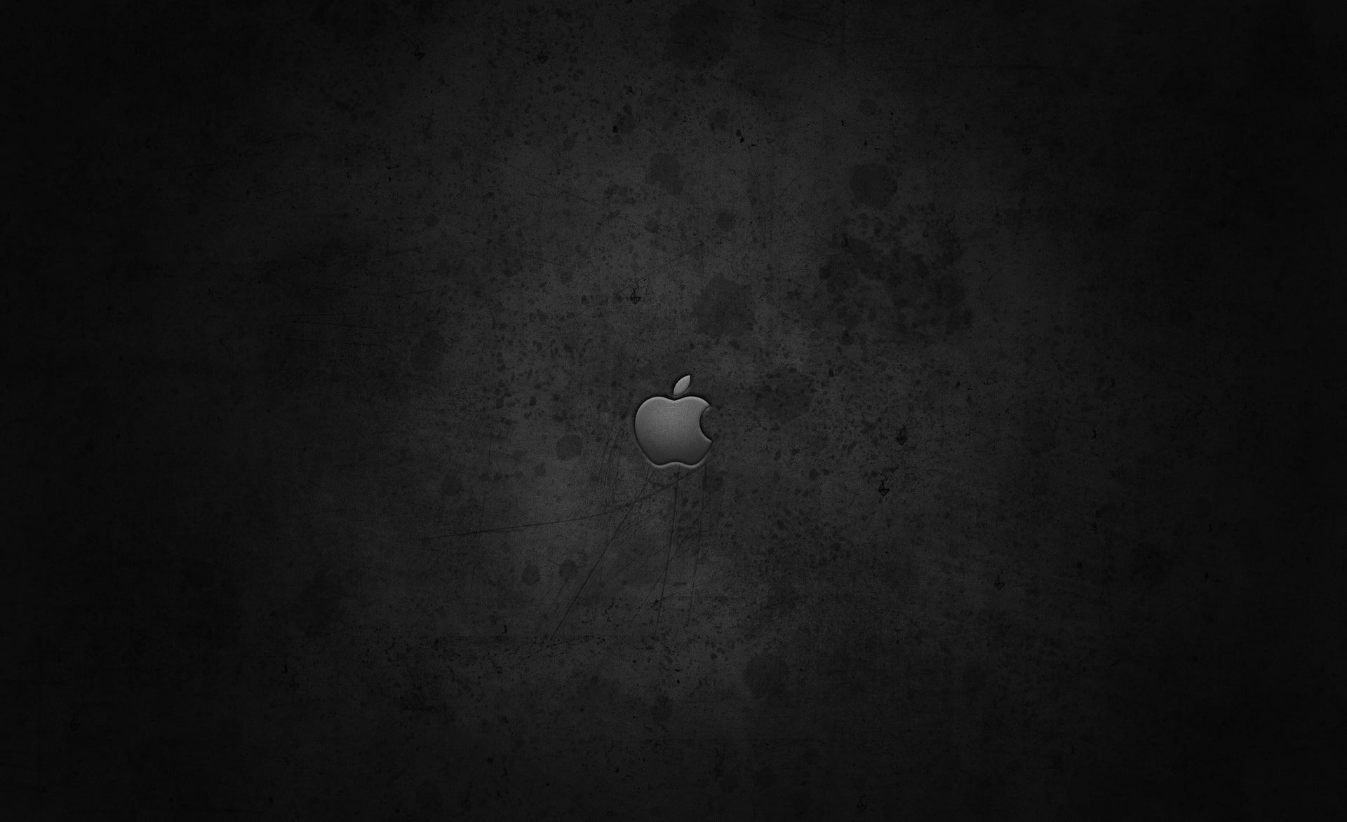 Apple Logo On Dark Background, Apple logo, Computers, Mac, no people