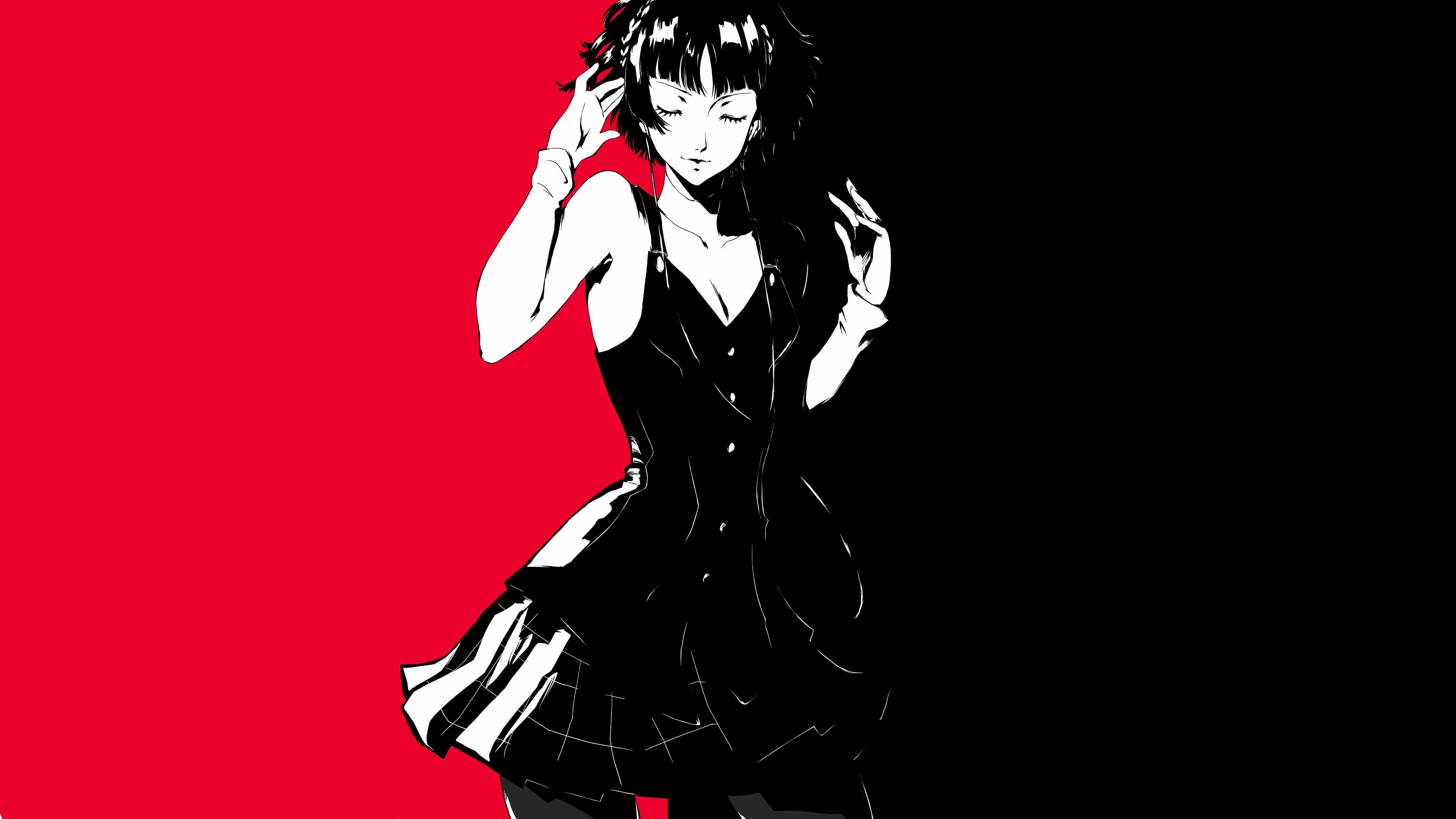 Free Download Hd Wallpaper Anime Anime Girls Video Games Jrpgs Makoto Niijima Persona 5