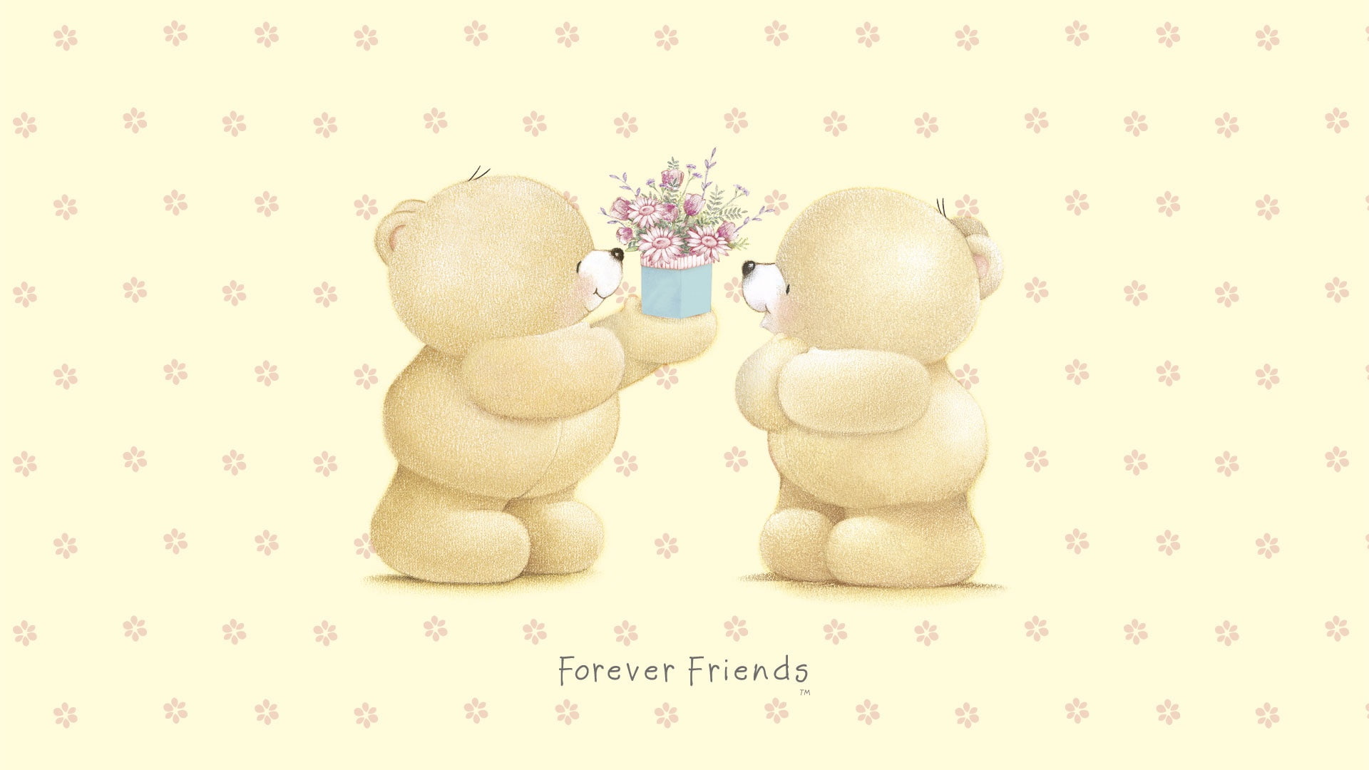 gift, art, bear, flowers, children's, Forever Friends Deckchair bear