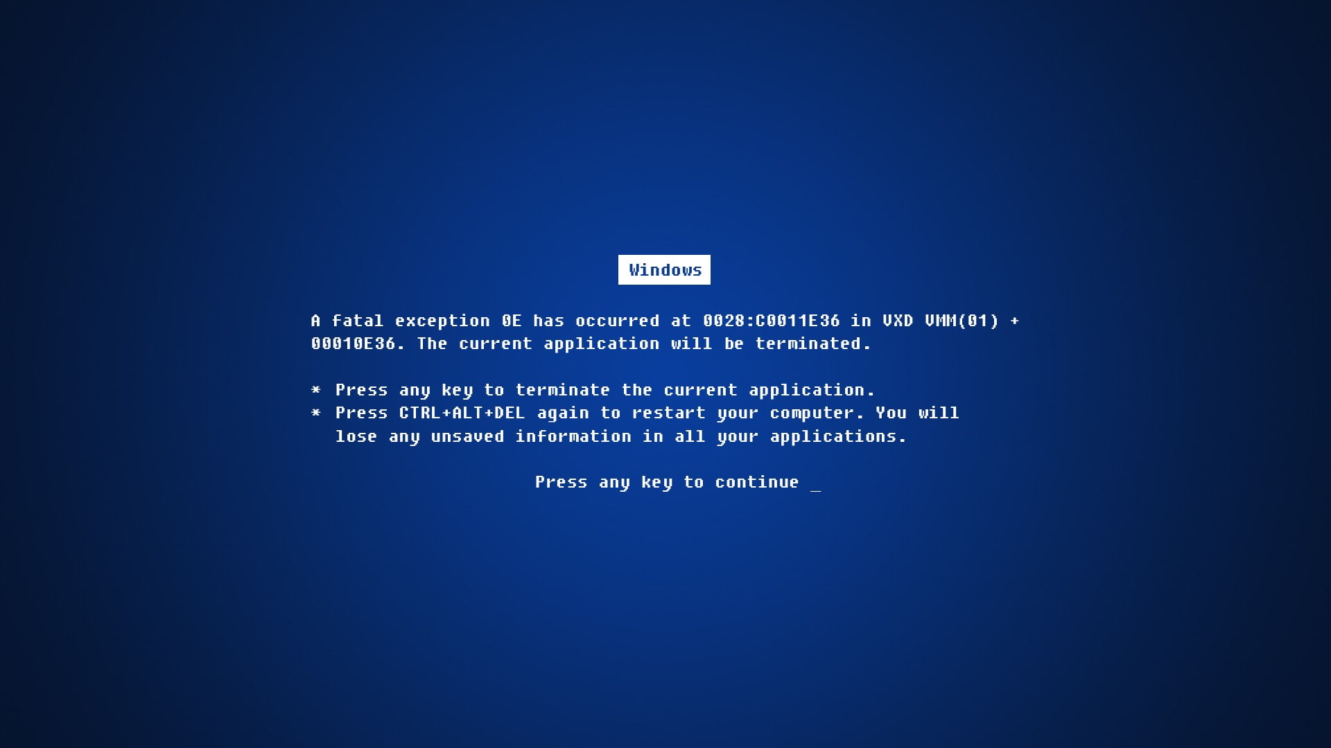 window, errors, blue background, Windows Errors, technology
