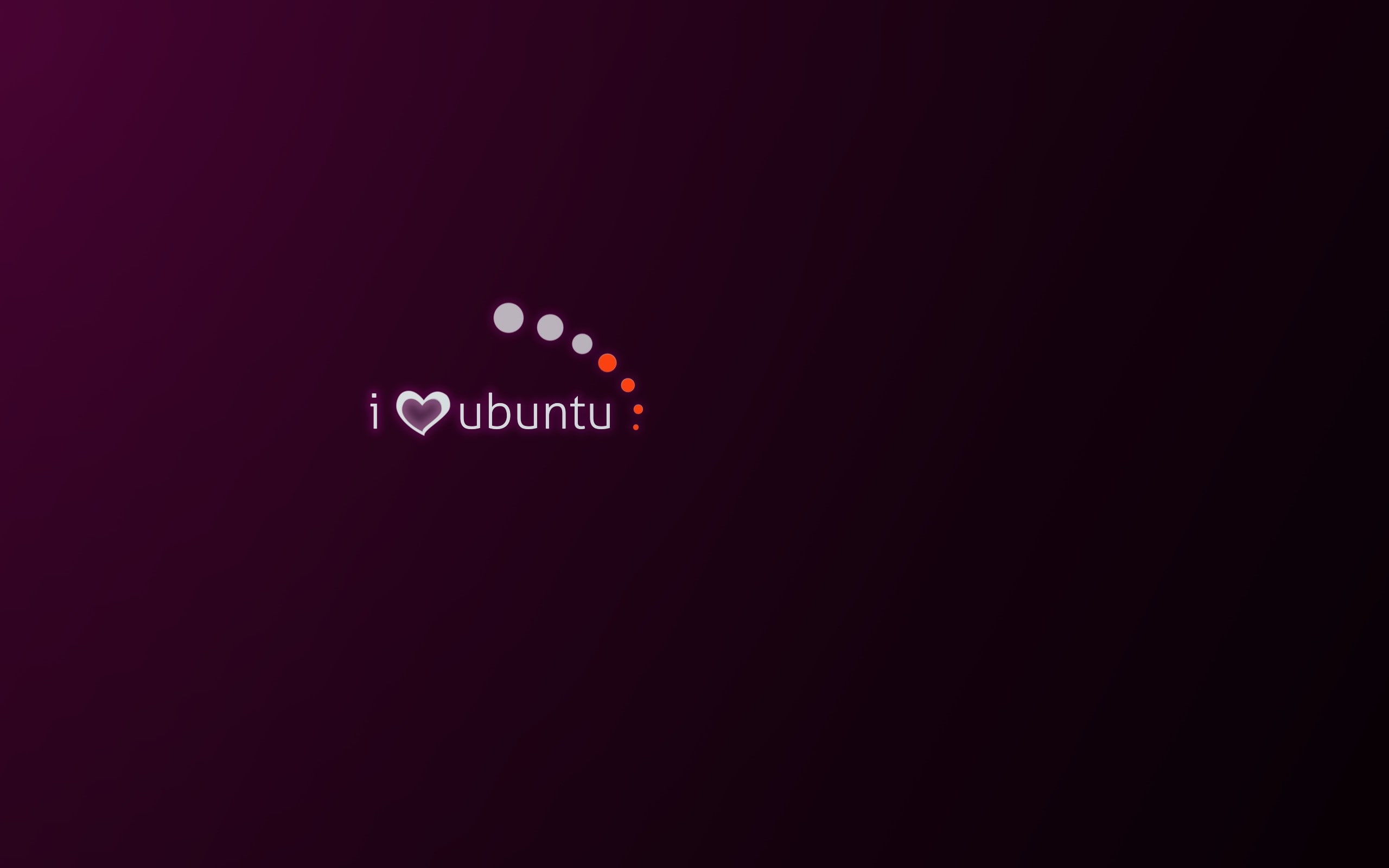 linux ubuntu technology operating systems logos 2560x1600  Technology Linux HD Art