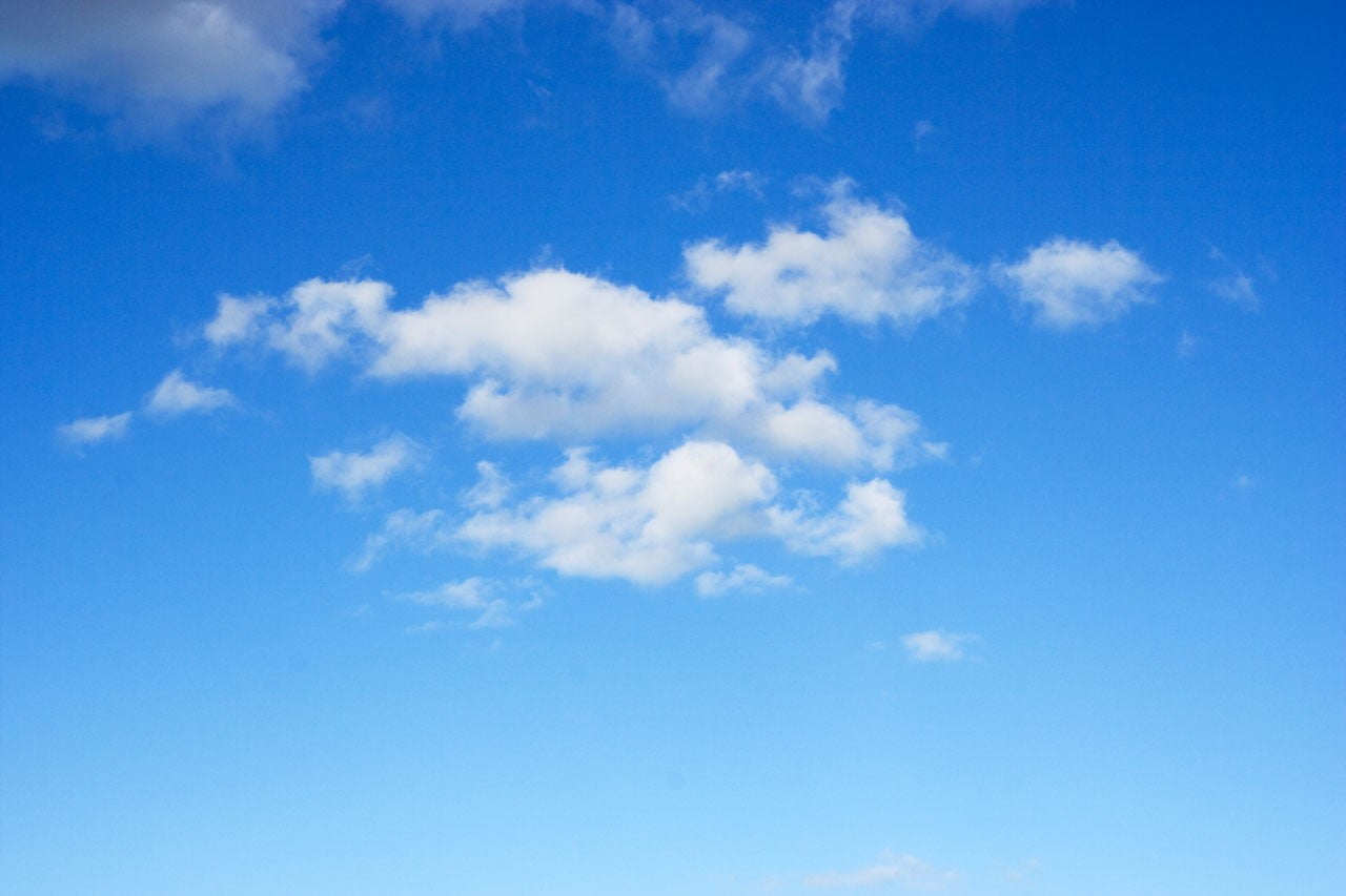 blue sky with white clouds, cloud - sky, beauty in nature, atmosphere