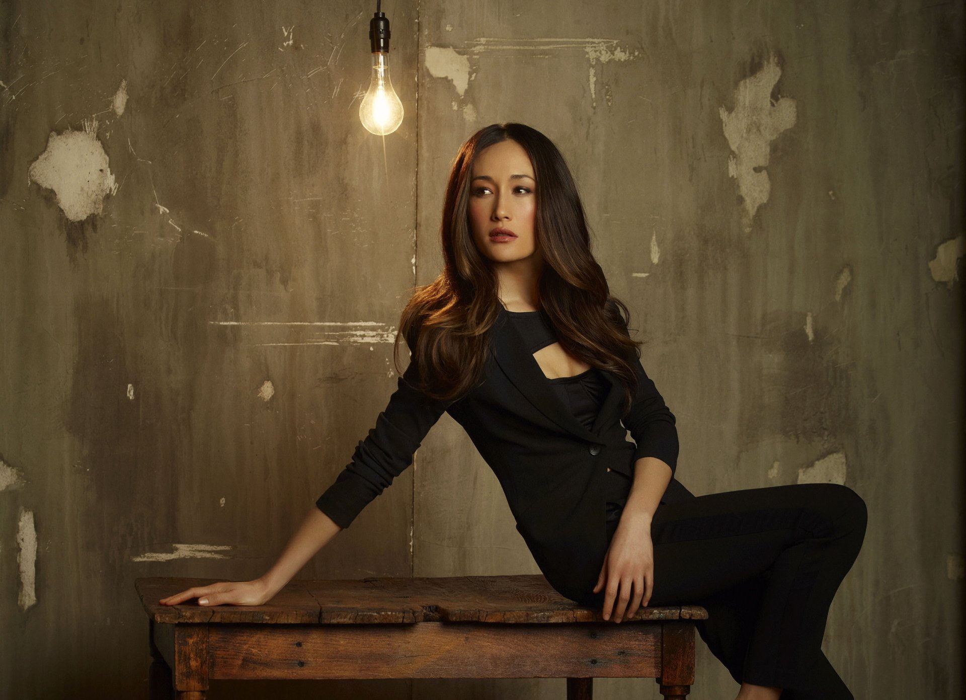 Actresses, Maggie Q, Brown Eyes, Brunette, young adult, one person