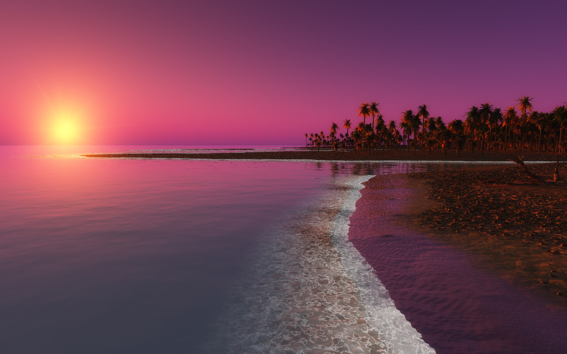 Twilight Sunset HD, nature, landscape