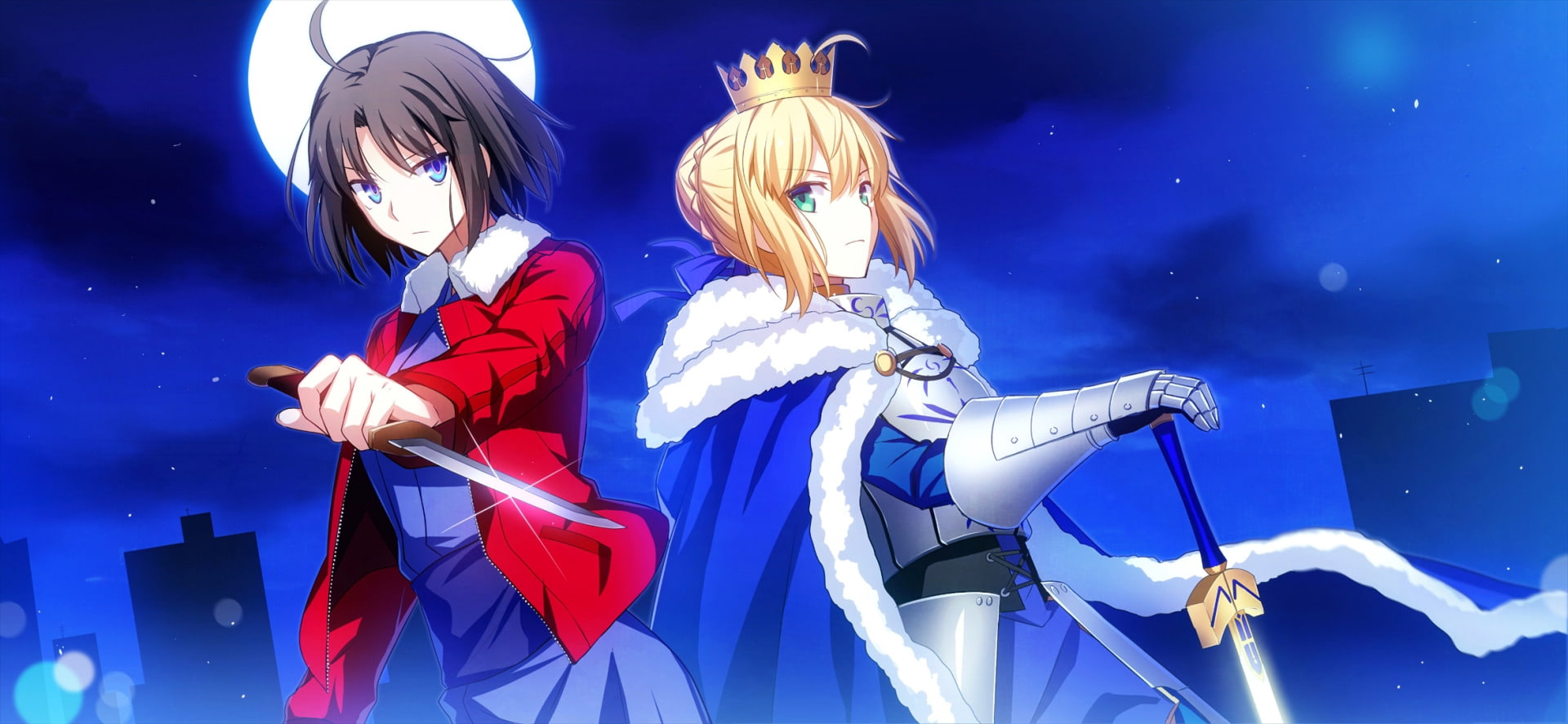 Fate Series, Fate/Grand Order, Saber (Fate Series), Shiki Ryougi