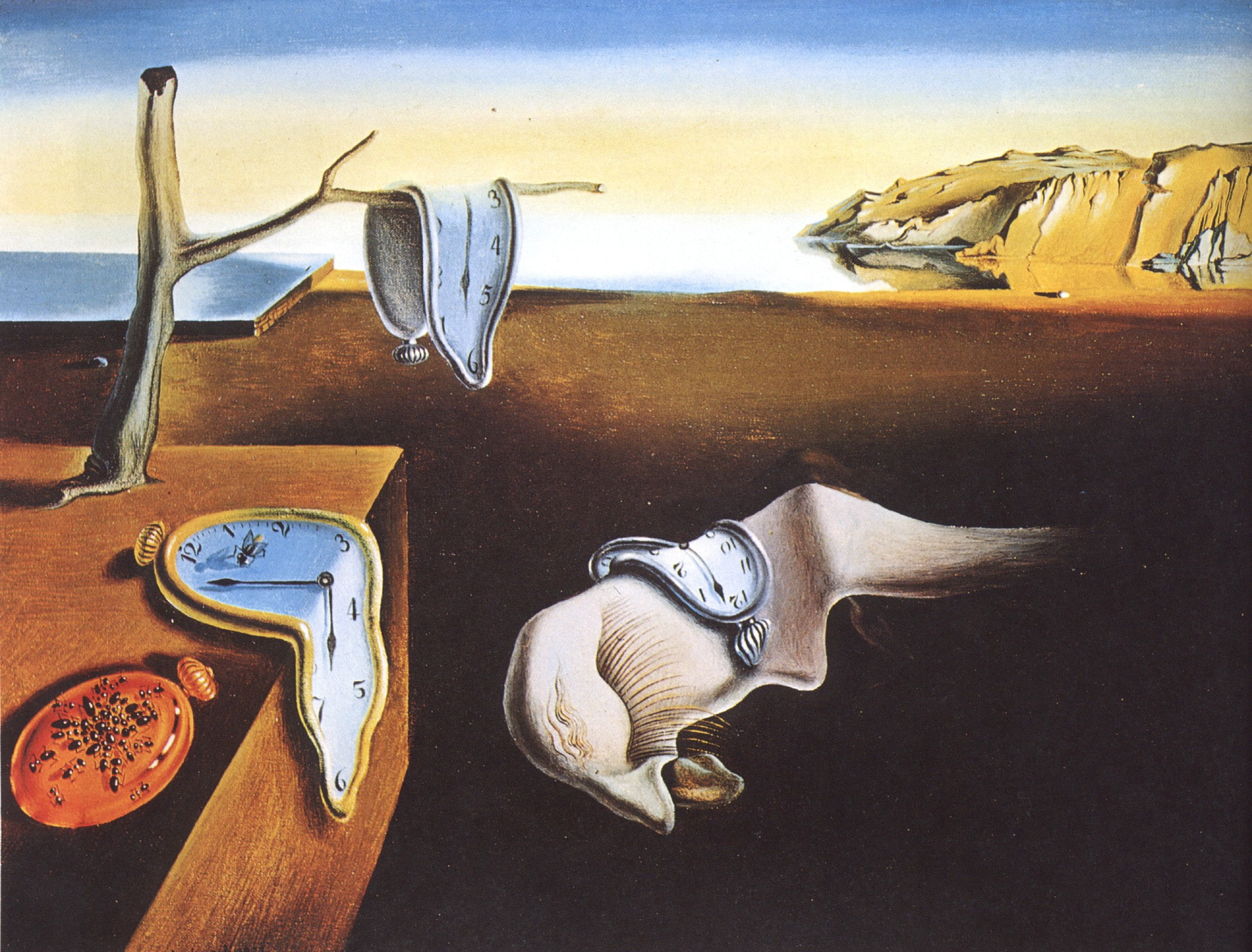 artwork, Classic Art, Clocks, Salvador Dalí