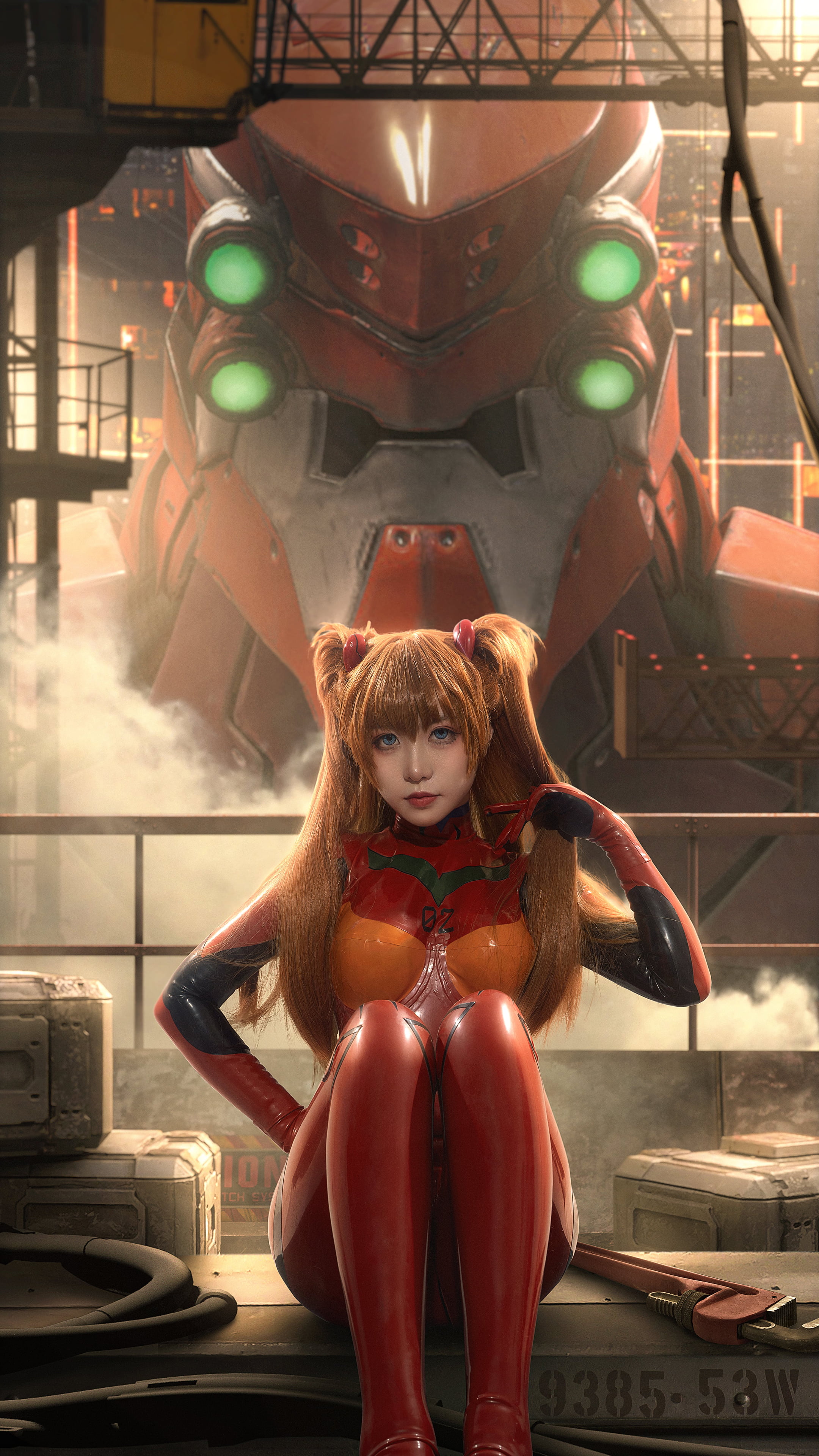 Free Download Hd Wallpaper Neko Koyoshi Women Model Asian Cosplay Asuka Langley Soryu