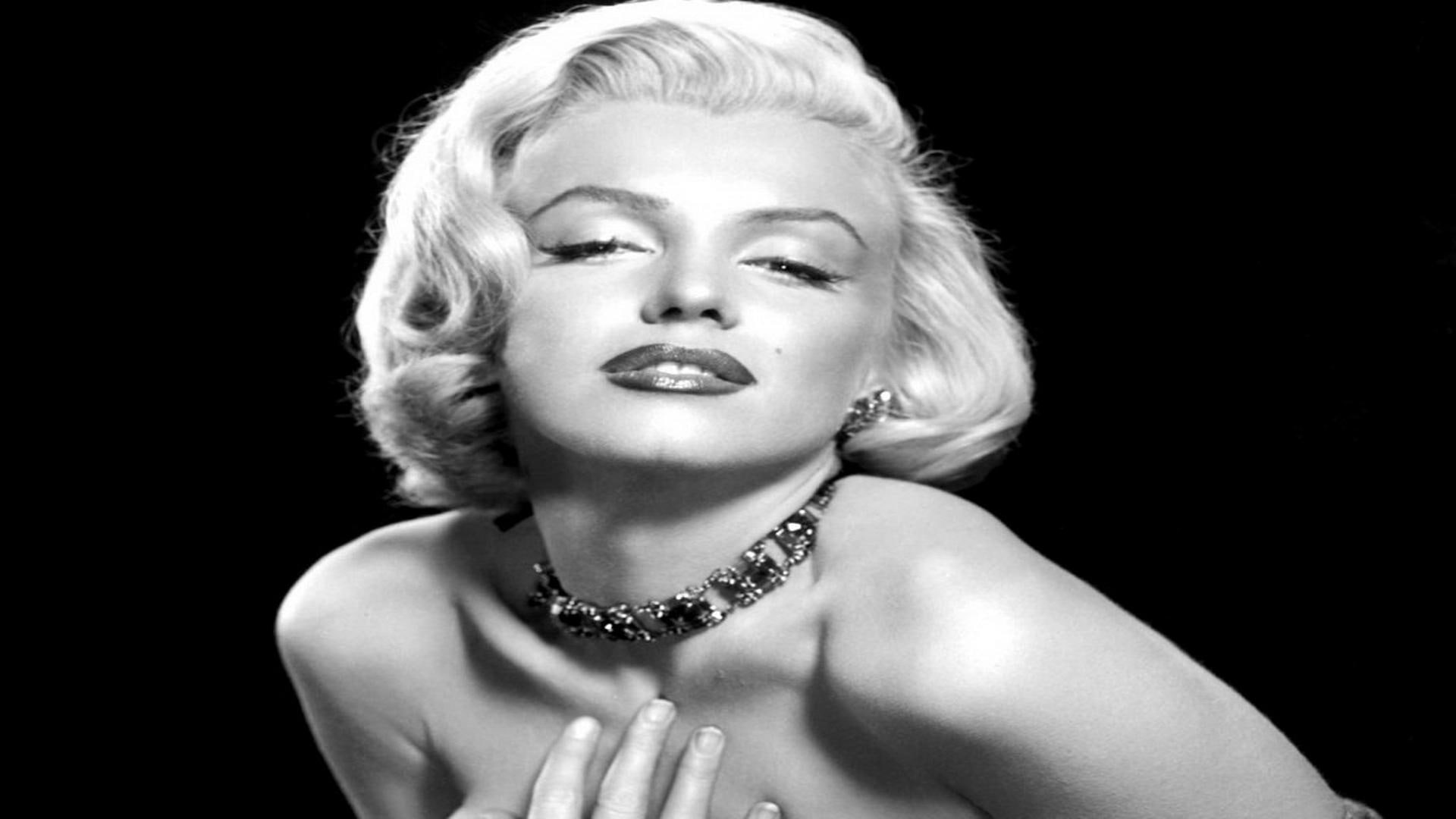 Marilyn Monroe Black and White Desktop Background, celebrity