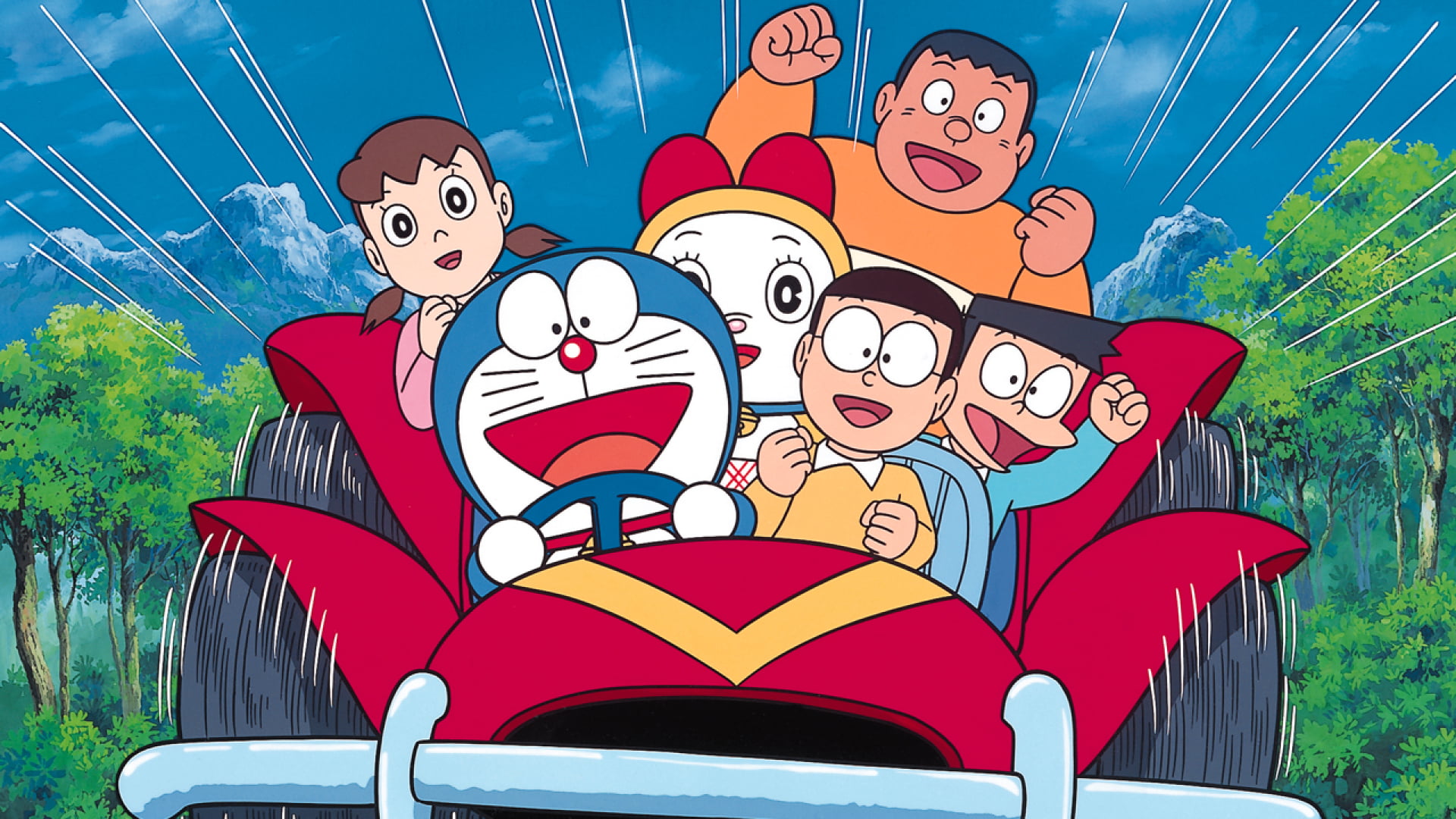Doraemon, Nobita, Sunio, Shizuka Minamoto, Nobita Nobi, Takeshi Gouda