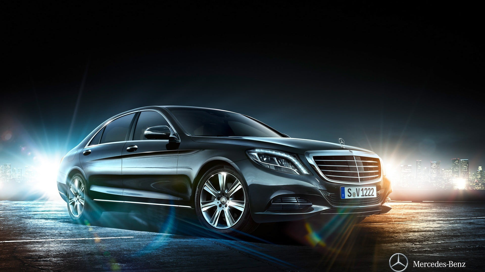 black Mercedes-Benz sedan, Mercedes-Benz S Class, w222, car, mode of transportation