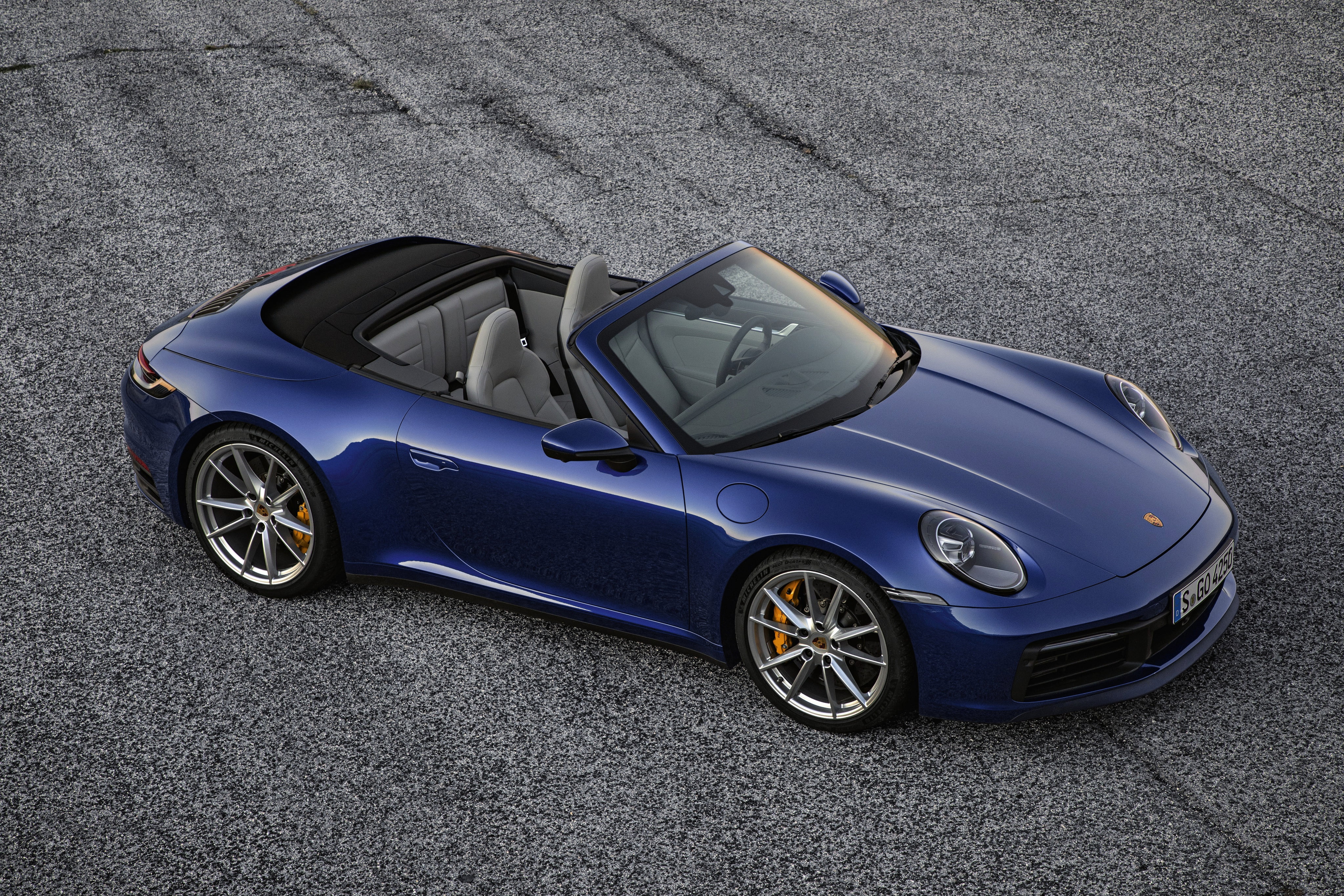 blue, background, 911, Porsche, convertible, Cabriolet, Carrera 4S