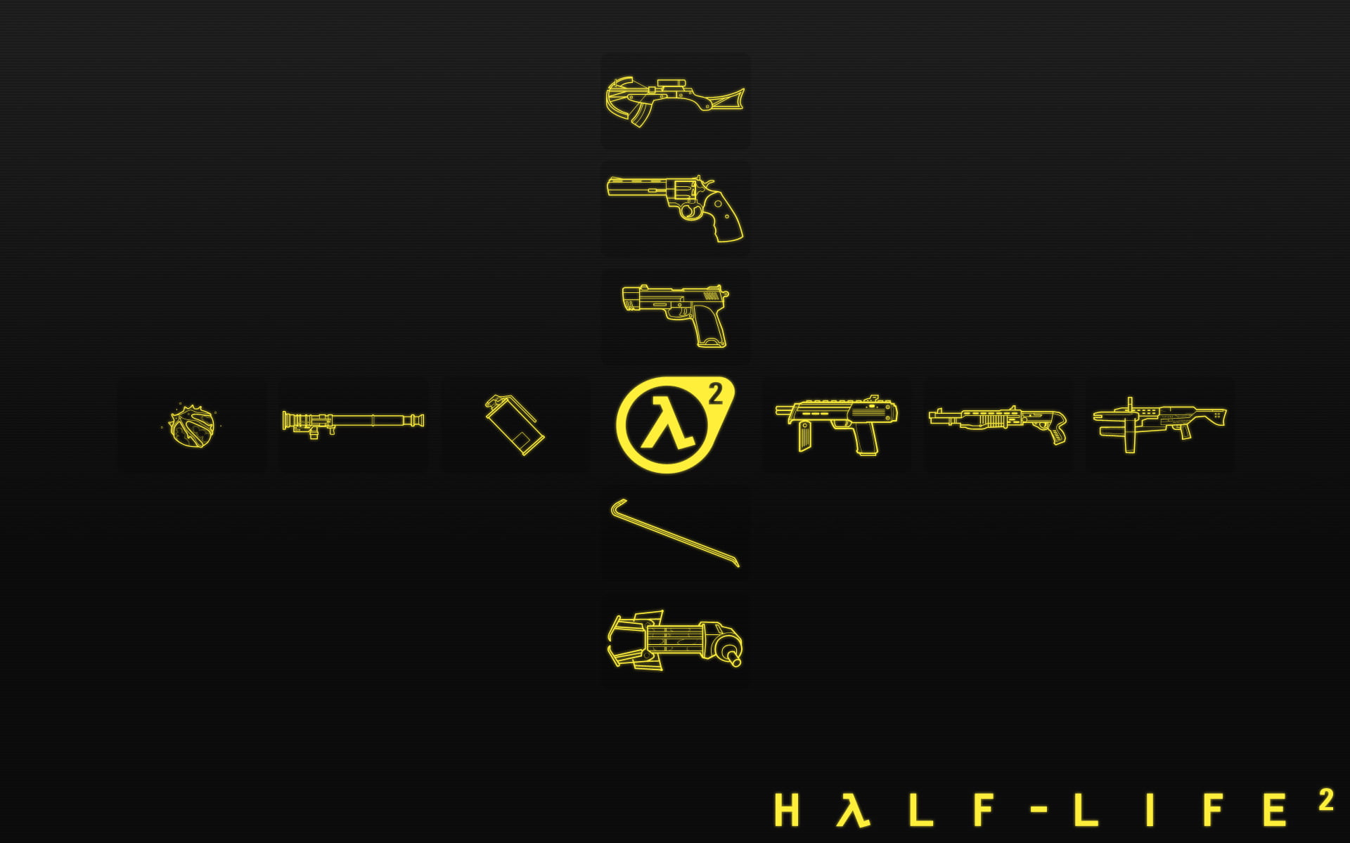 Half-Life 2 digital wallpaper, minimalism, logo, Arsenal, number