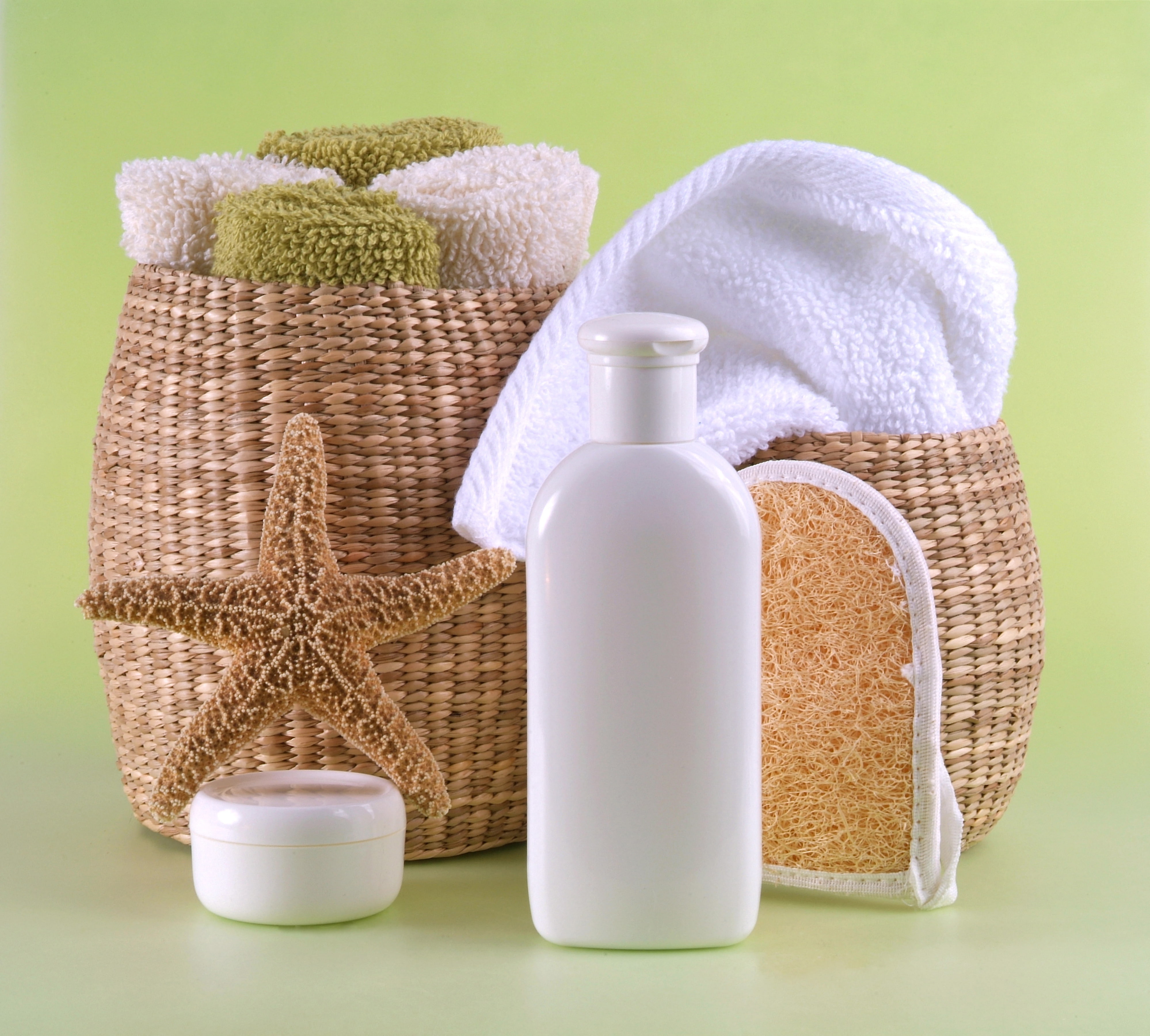 towel, soap, washcloth, shower gel