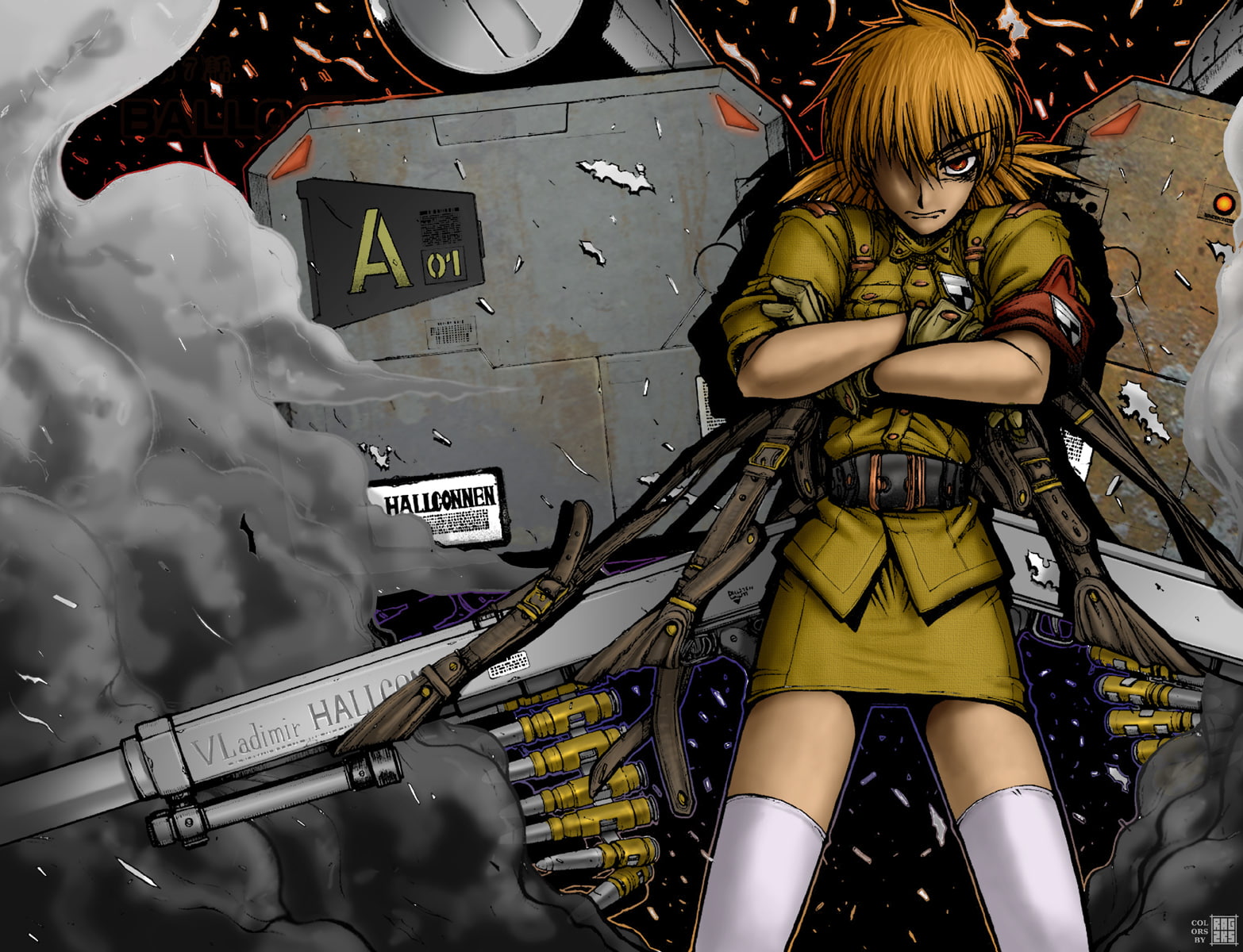 anime, gothic, hellsing