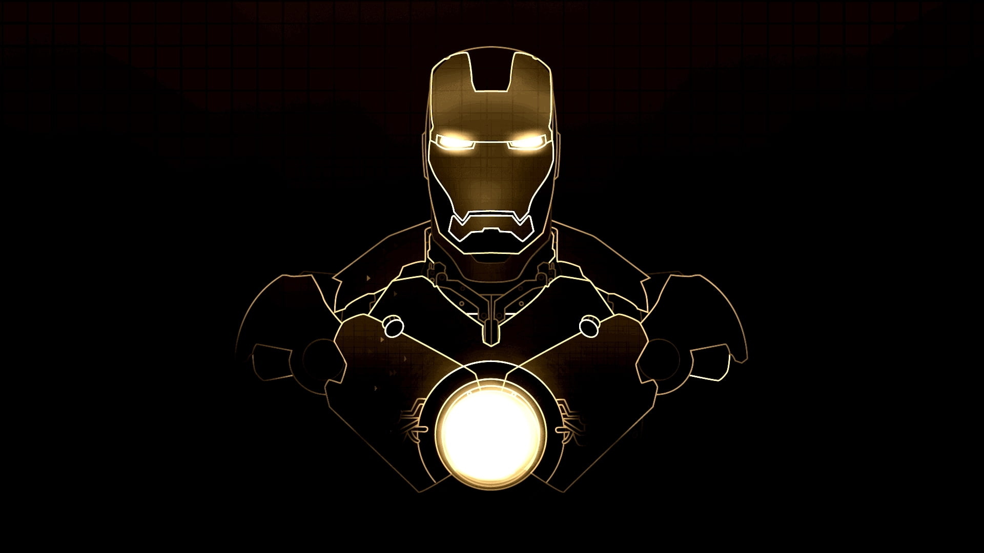 Iron Man Black HD, cartoon/comic