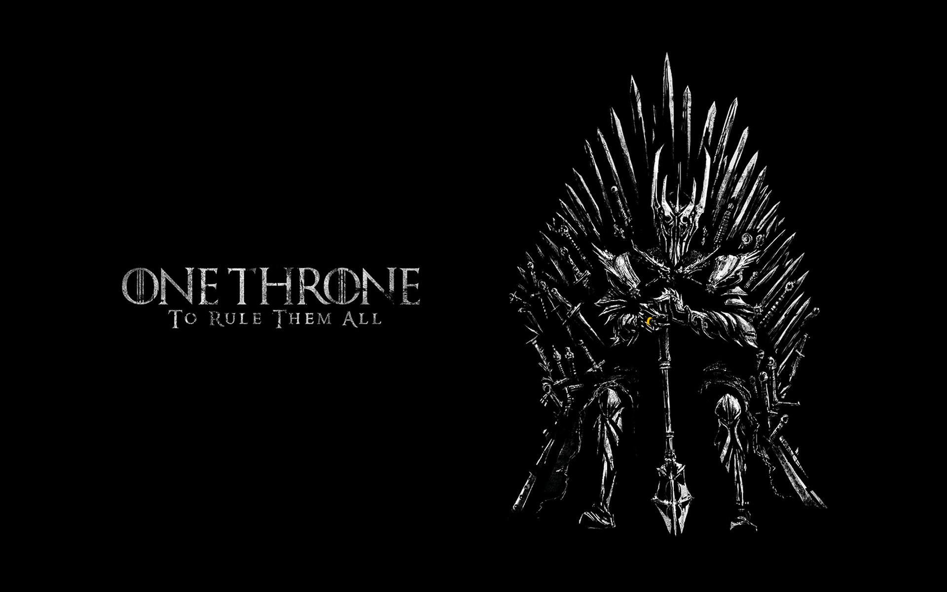 Game of Thrones Lord of The Rings crossover, one throne to rule them all