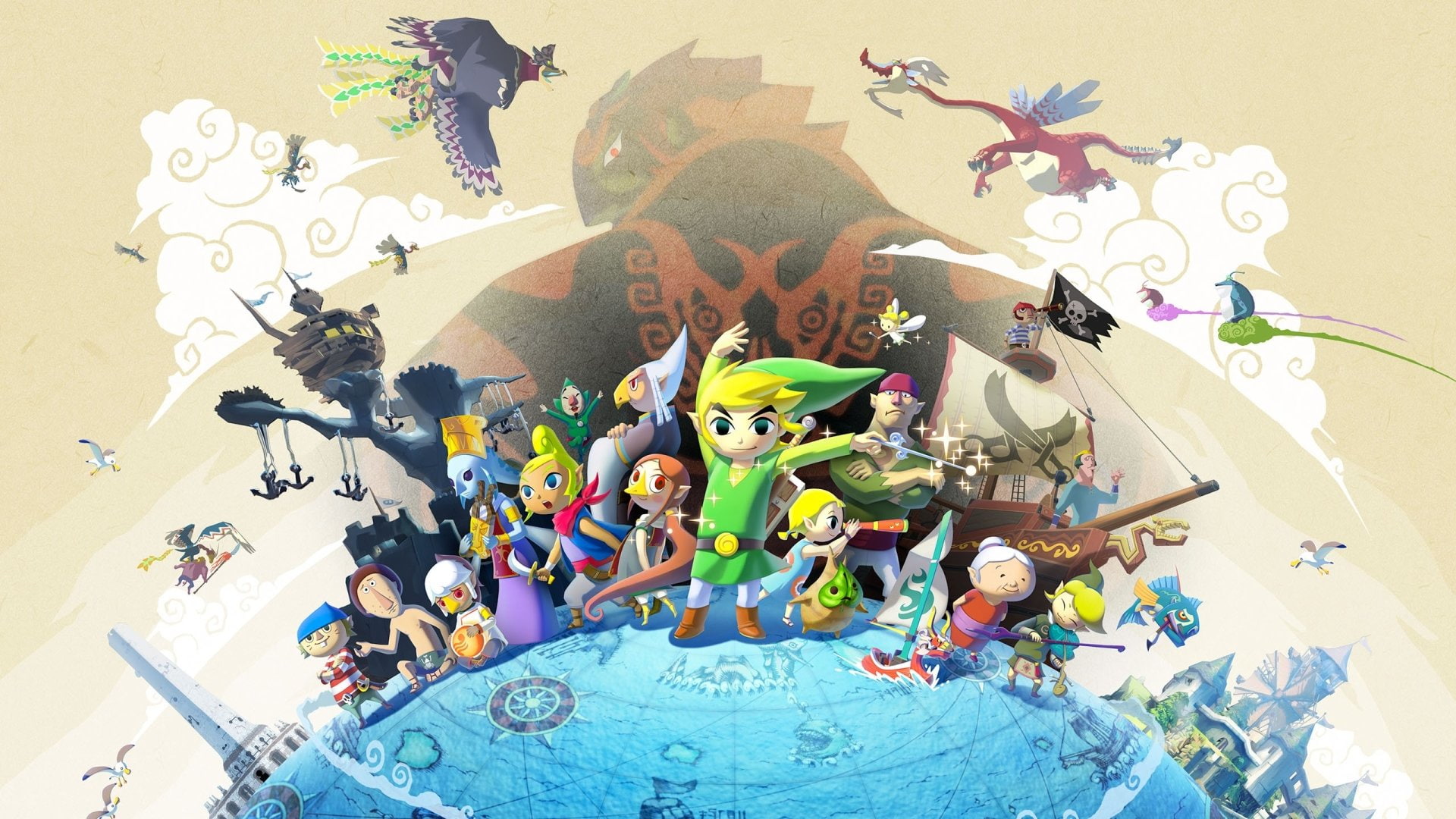 Zelda, The Legend of Zelda: The Wind Waker, Ganondorf, Link