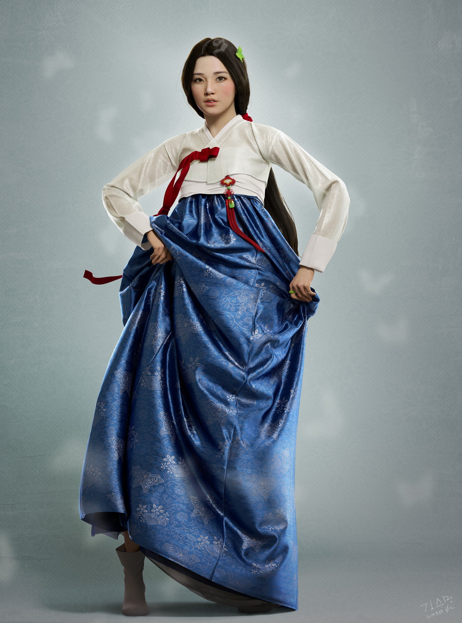 3D, hanbok, Seungmin Kim
