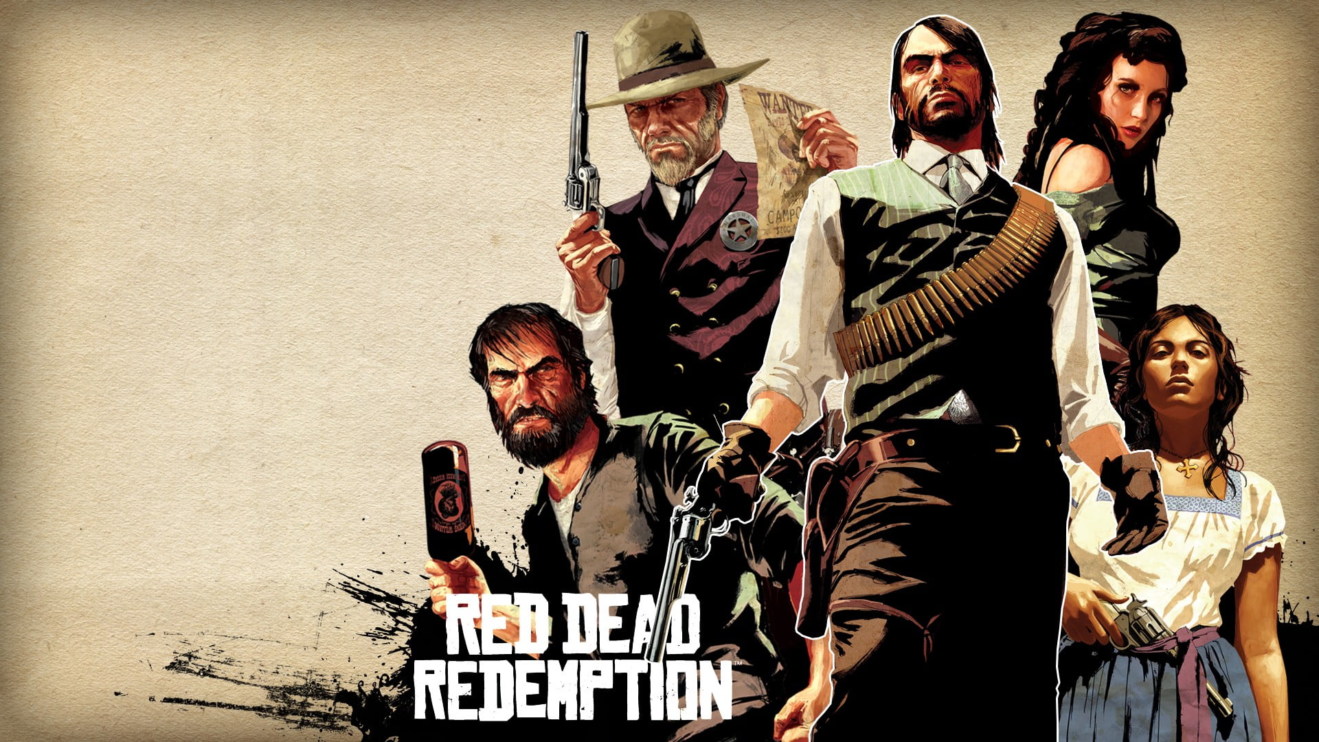 Red Dead Redemption wallpaper, John Marston, Rockstar Games, video games