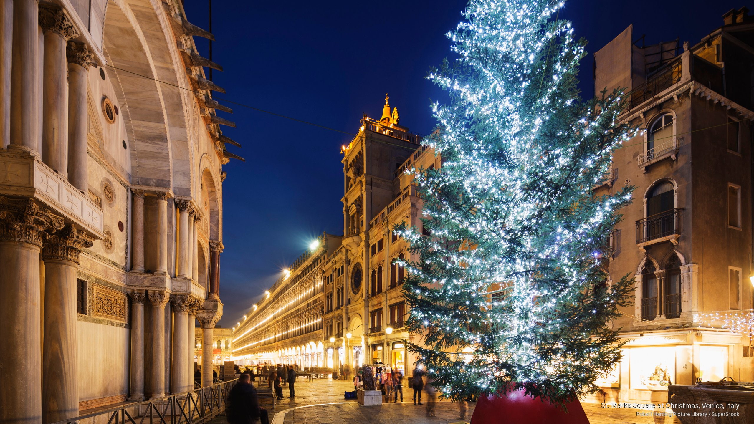 St. Marks Square at Christmas, Venice, Italy, Holidays