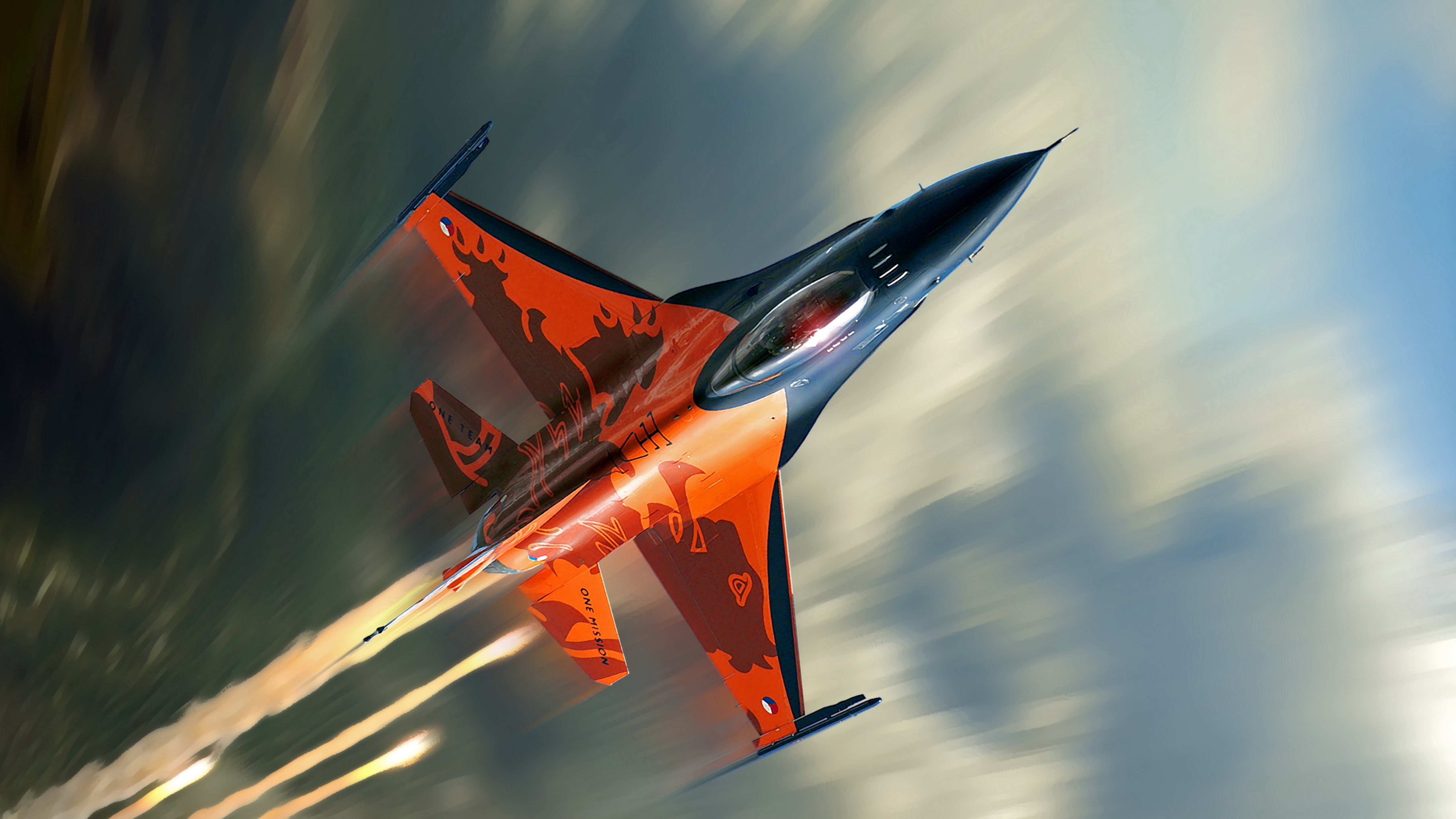 F 16 Falcon Fighter Jet Aircraft Us Air Force Wallpaper Hd For Mobile Phone 5120×2880