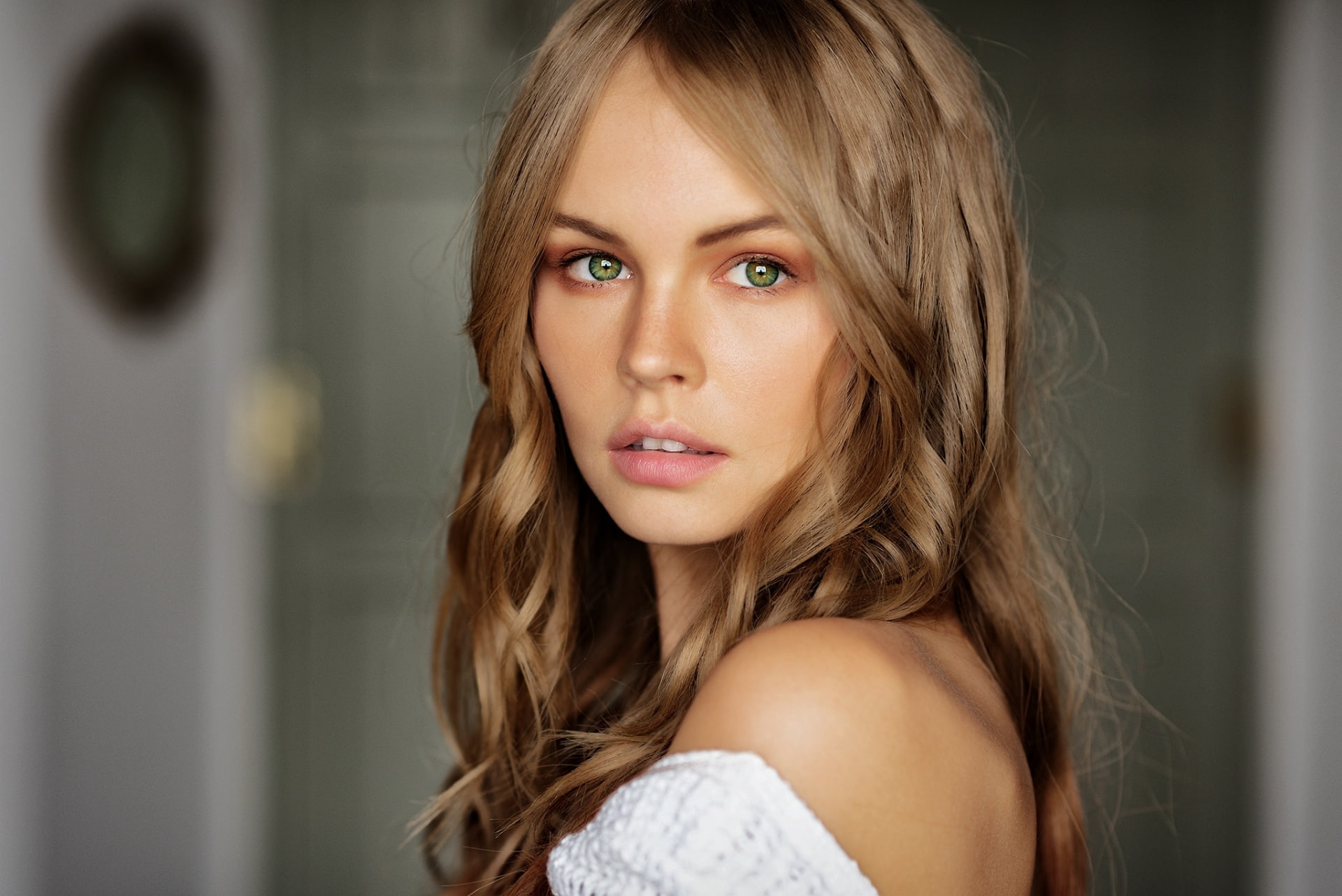 Models, Anastasiya Scheglova, Blonde, Face, Green Eyes, Russian