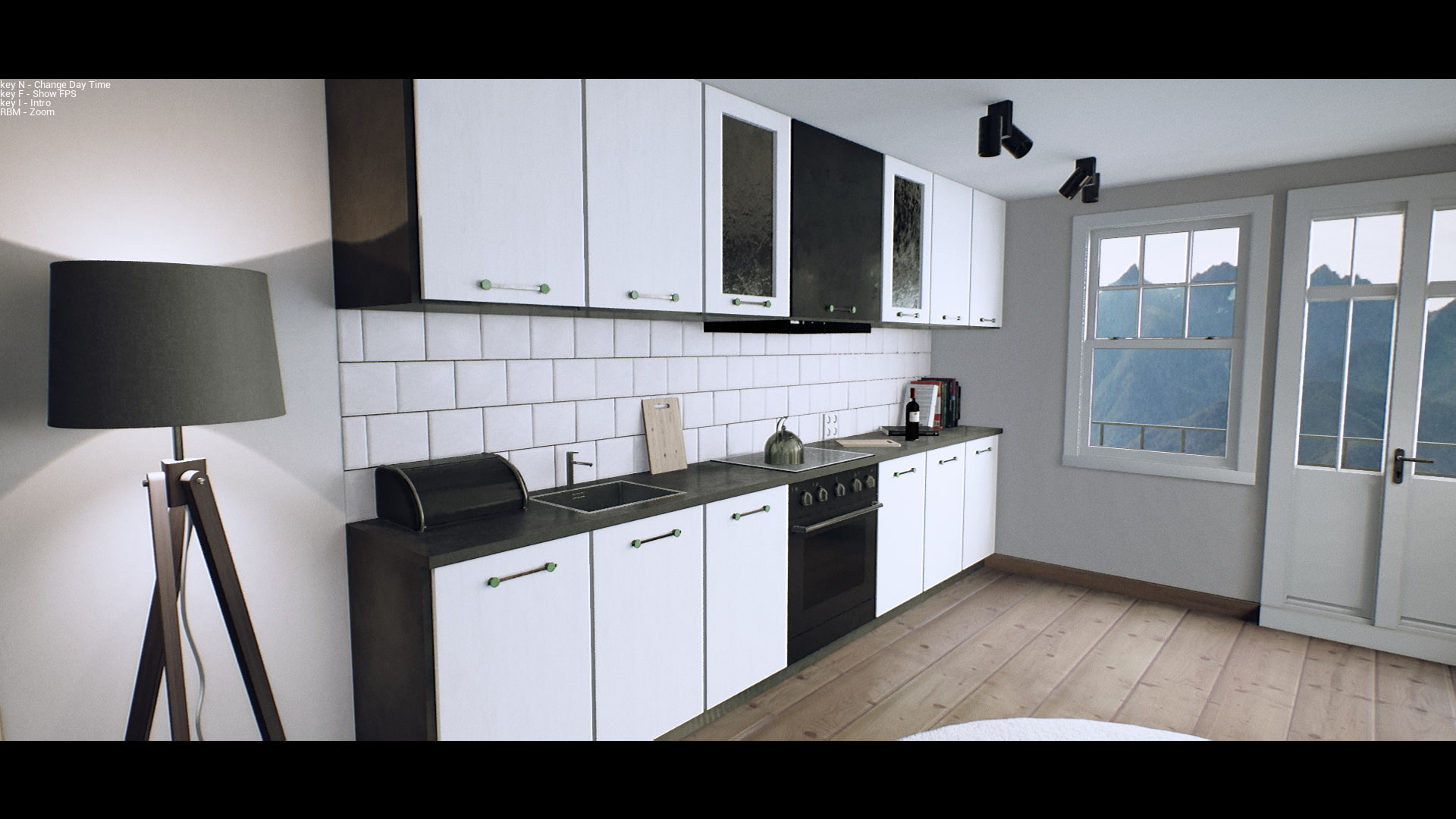 Unreal Engine 4, Archviz, domestic room, indoors, home, window
