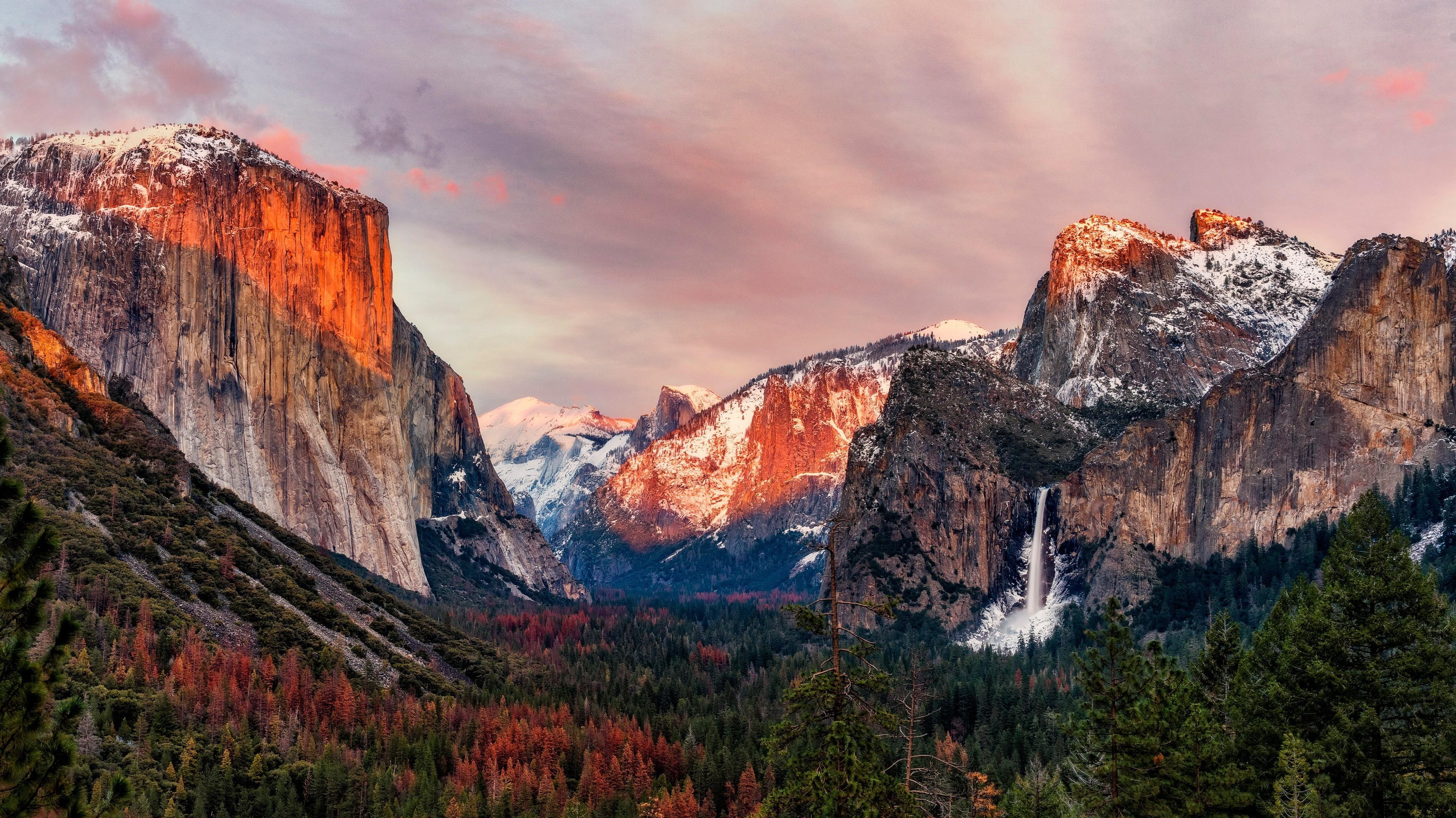 national park, cathedral rocks, tunnel view, california, yosemite national park