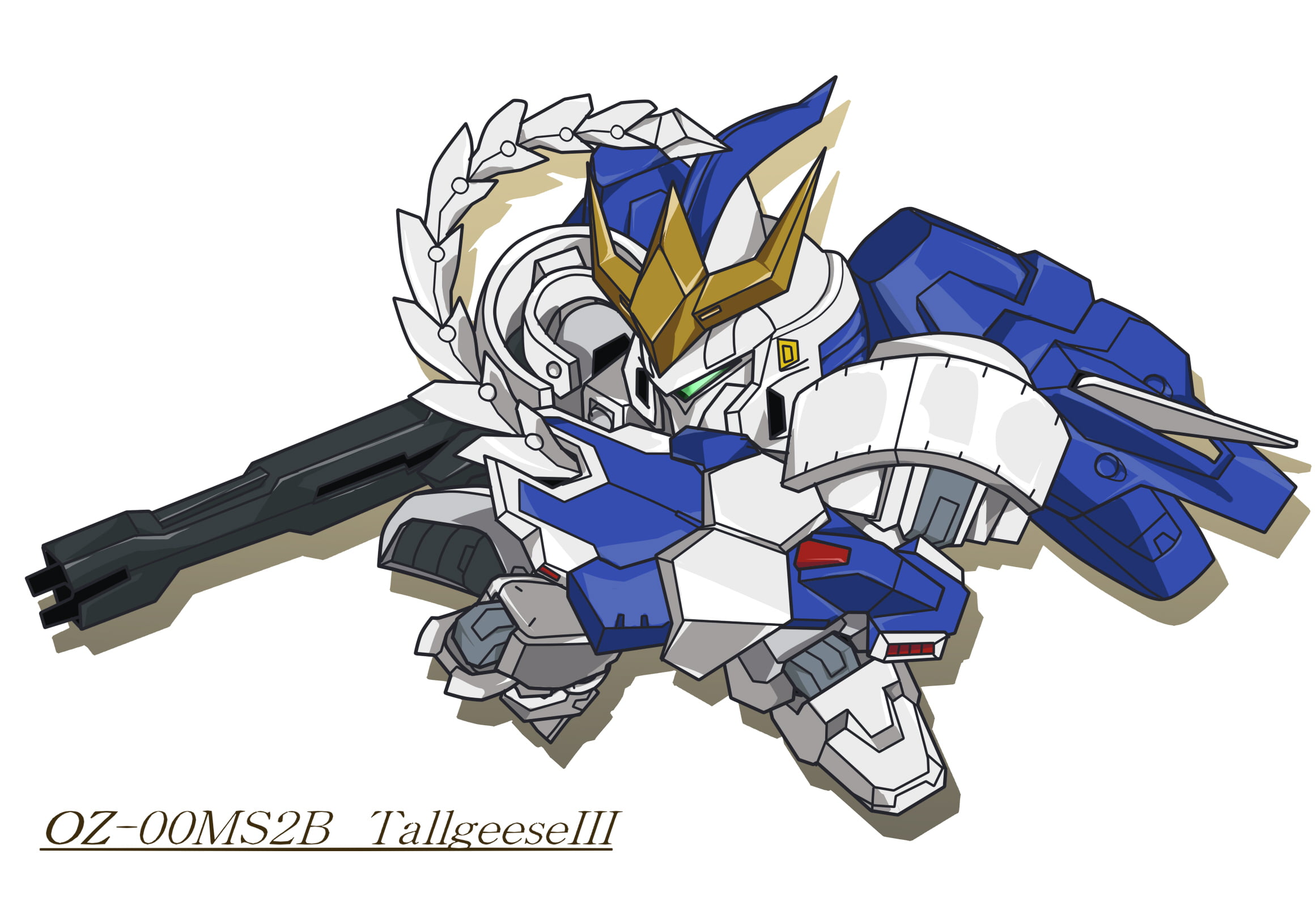 Tallgeese III, anime, mechs, Super Robot Taisen, Mobile Suit Gundam Wing