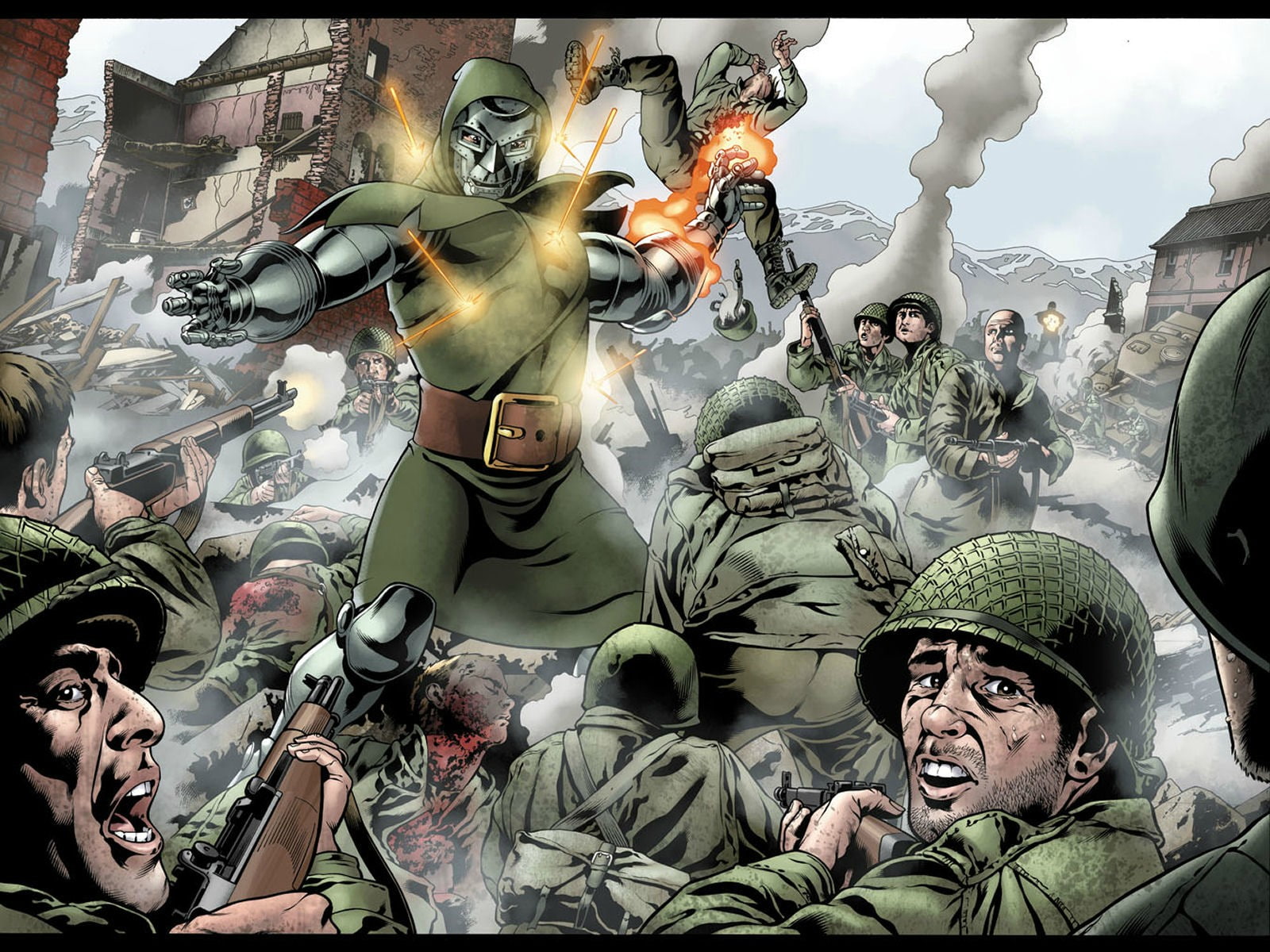 Doctor Doom Soldiers HD, cartoon/comic