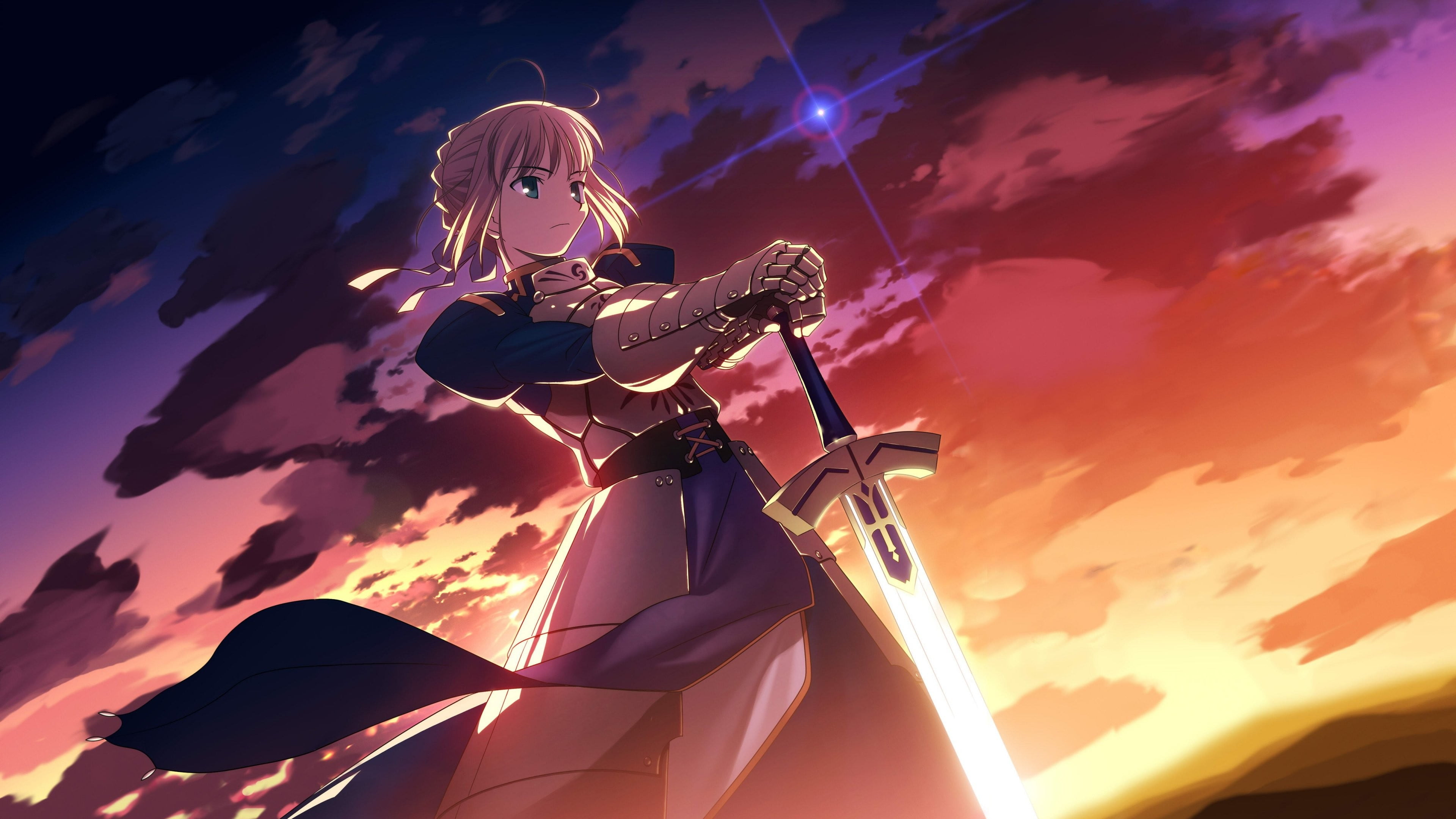 1. Saber from Fate/stay night - wide 7