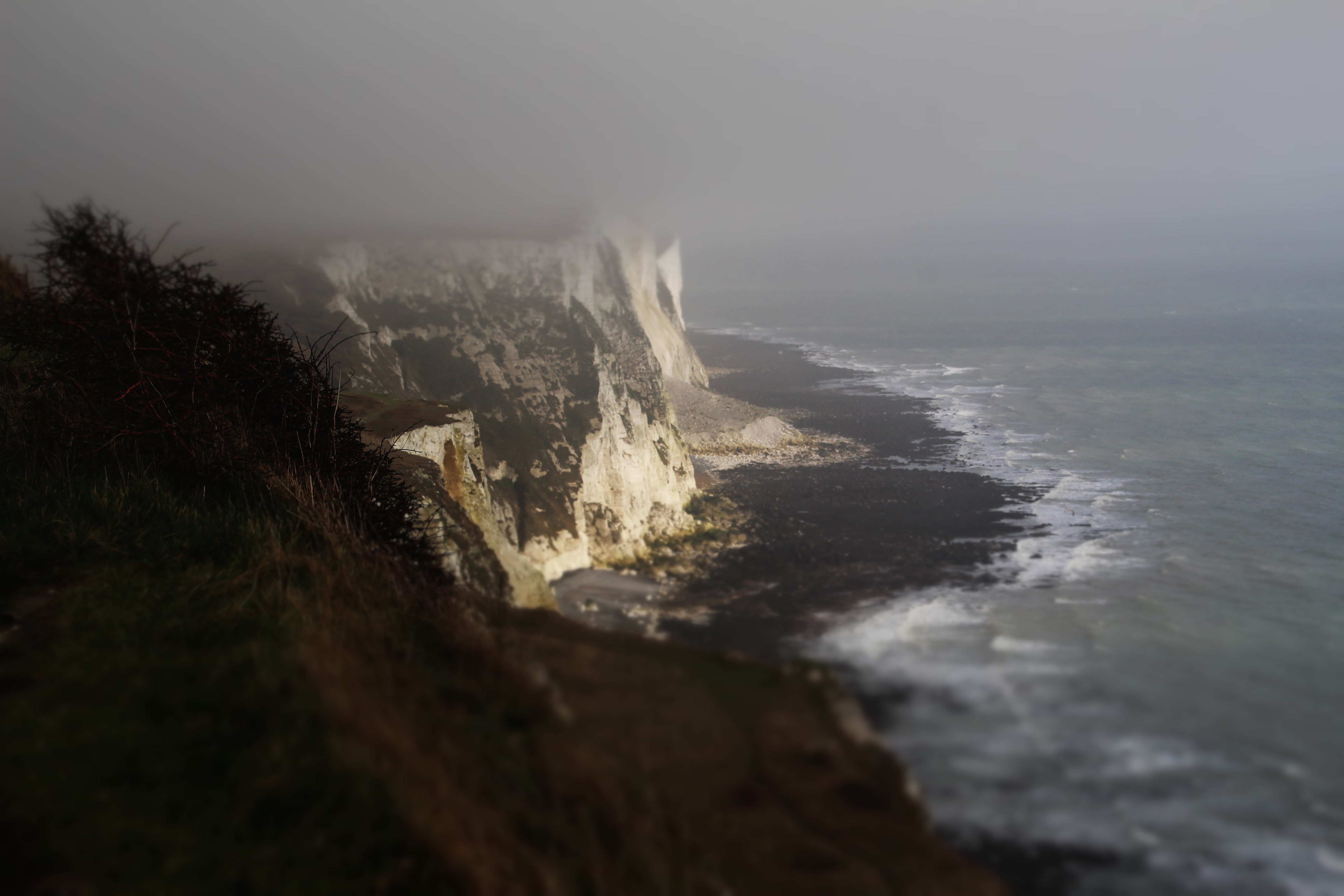 cliff, Cliffs Of Dover, Coastline, Depth Of Field, England