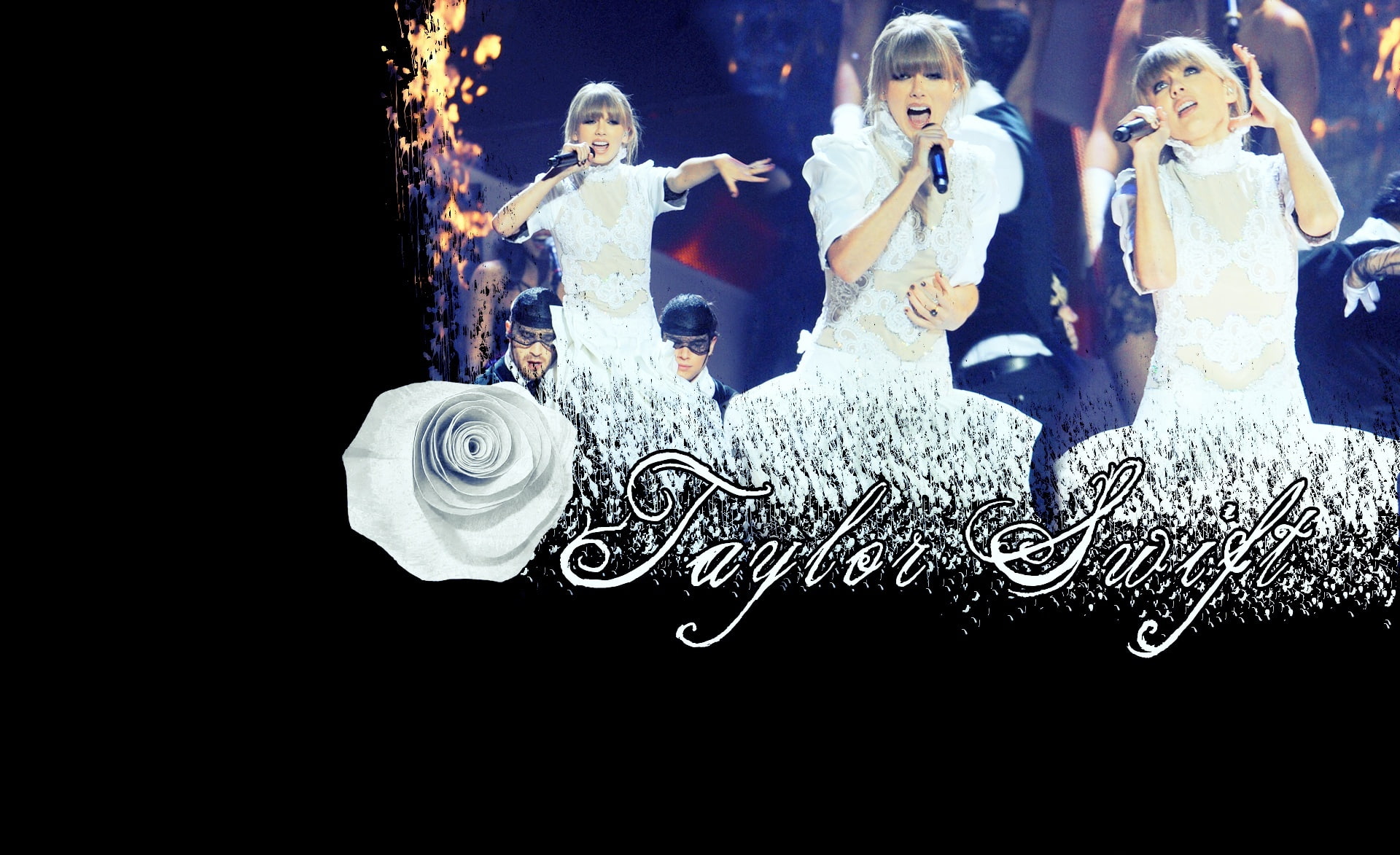 Taylor Swift in White Dress, Music, group of people, women, human representation
