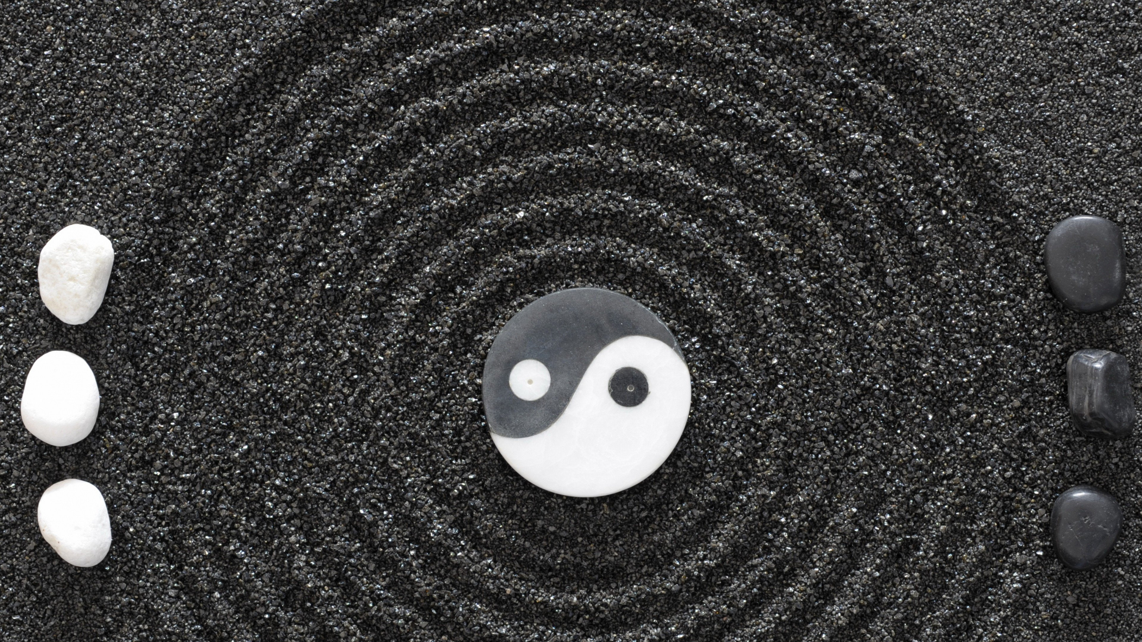 Free download | HD wallpaper: yin and yang stones, no people, high ...