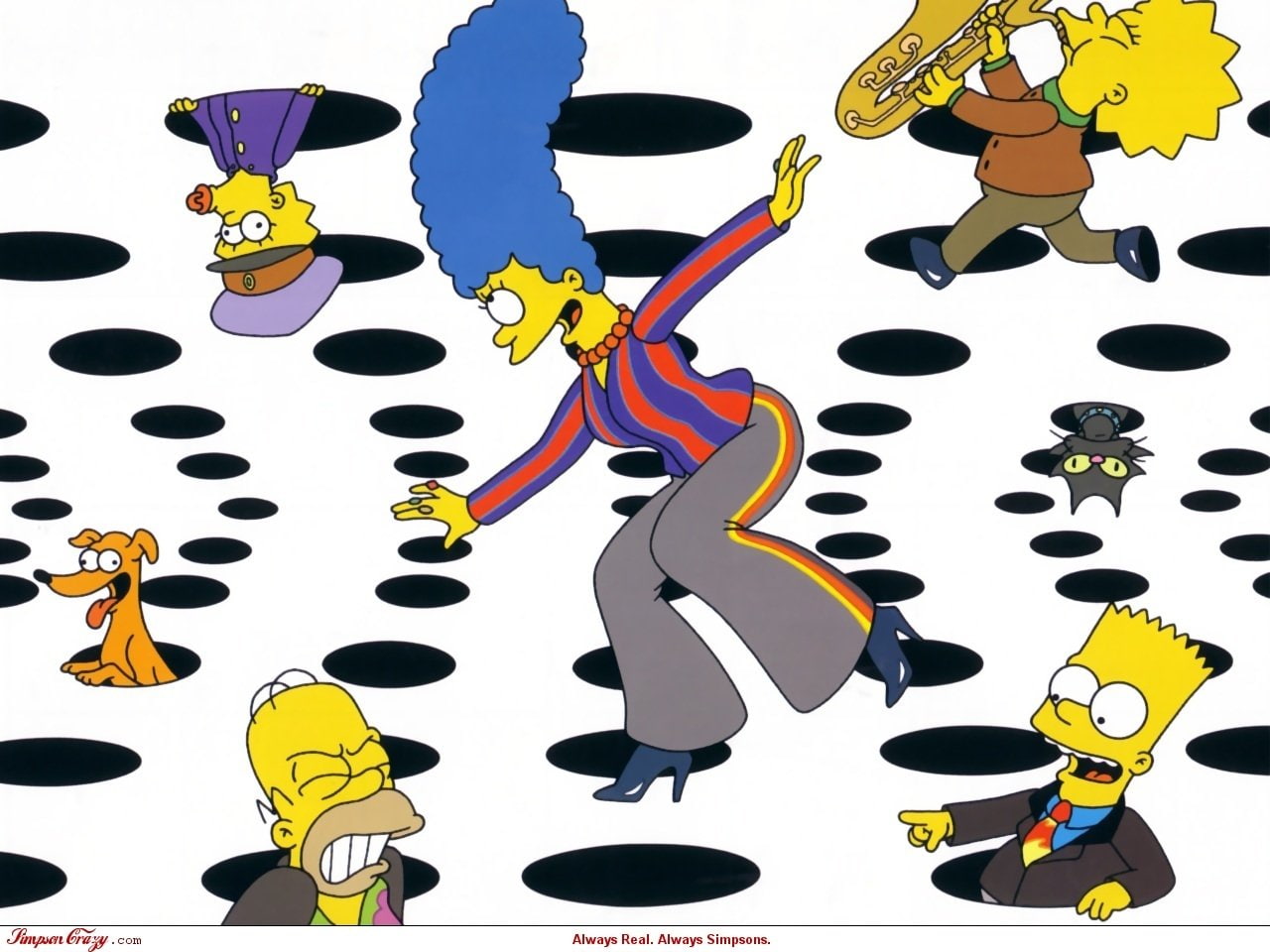 Free Download Hd Wallpaper The Simpsons Bart Simpson Homer Simpson