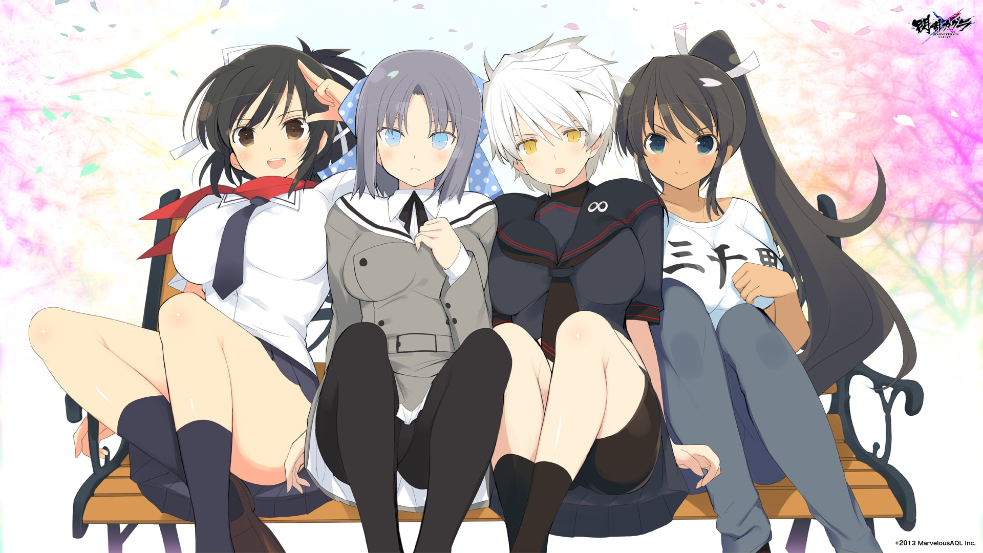 Miyabi (Senran Kagura), Asuka (Senran Kagura), Yumi (Senran Kagura)