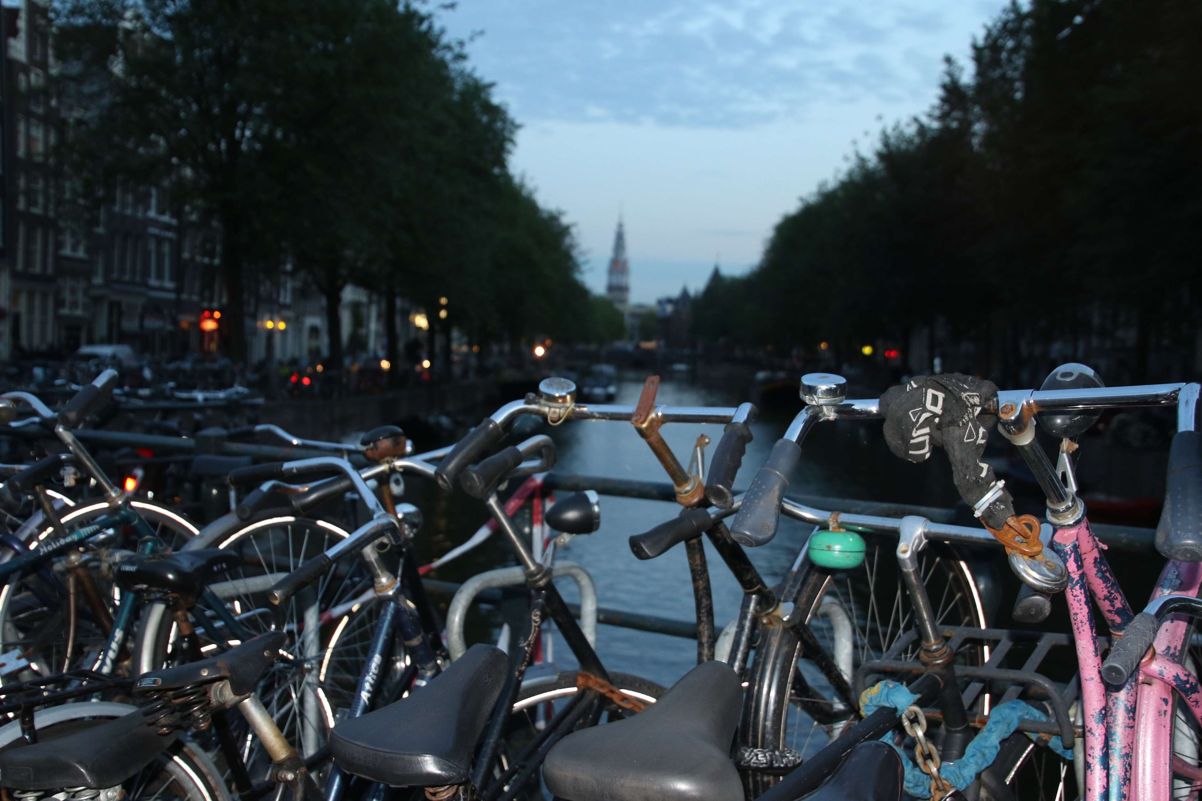amsterdam, bikes, biking, bycicle, dutch, dutch tradition, evening
