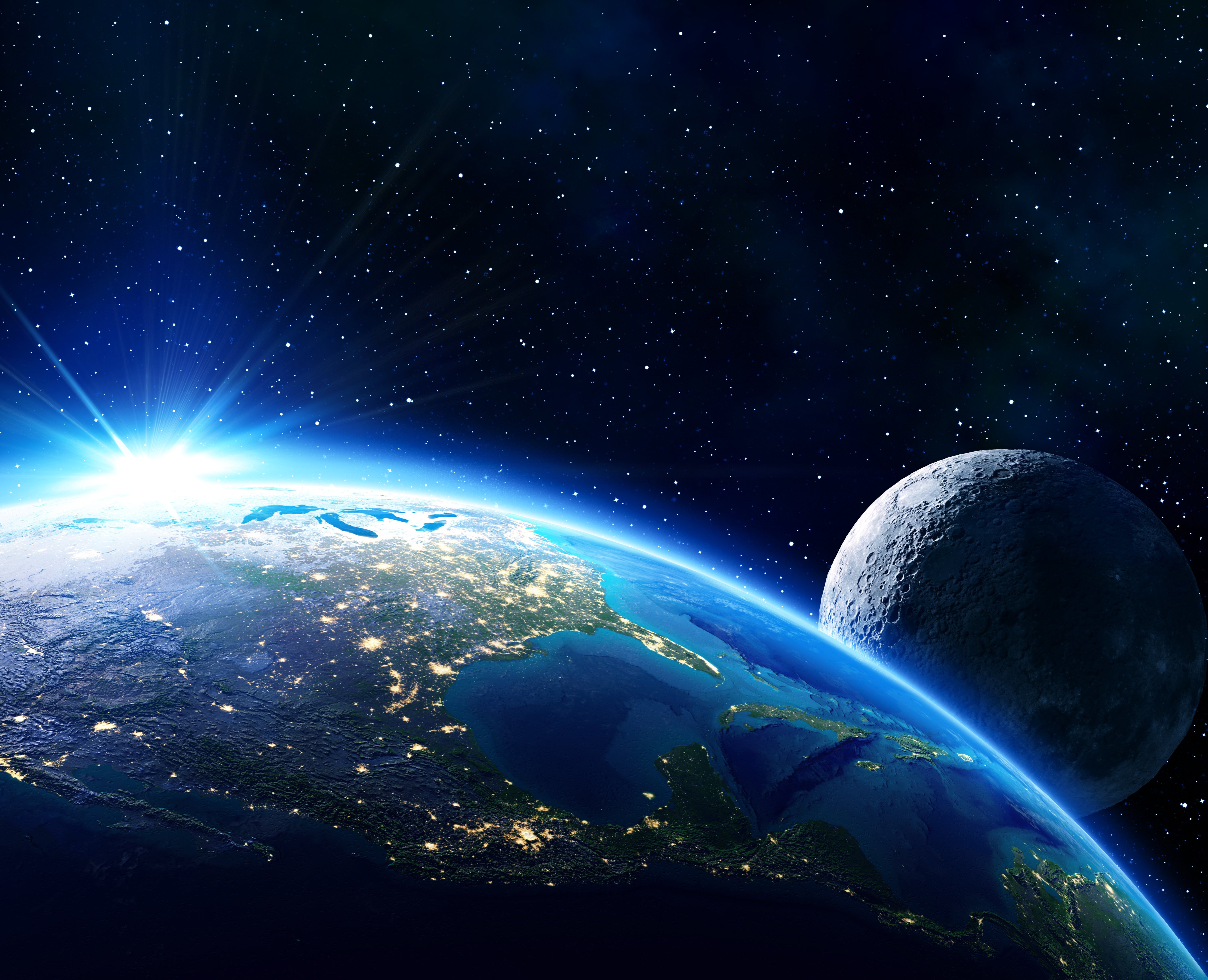 earth, planet, sci-fi, space, universe