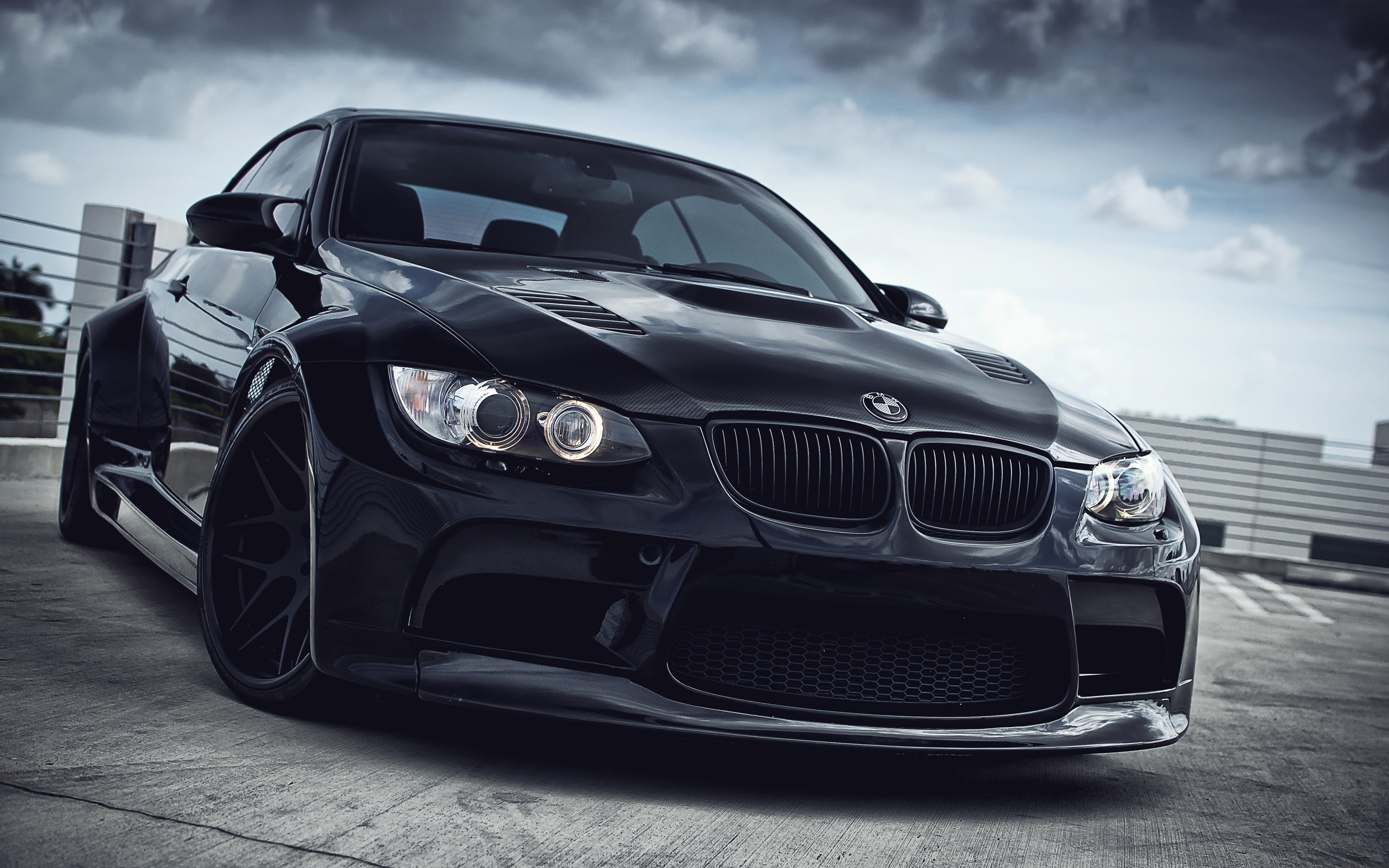 BMW M3 black car, black bmw m series