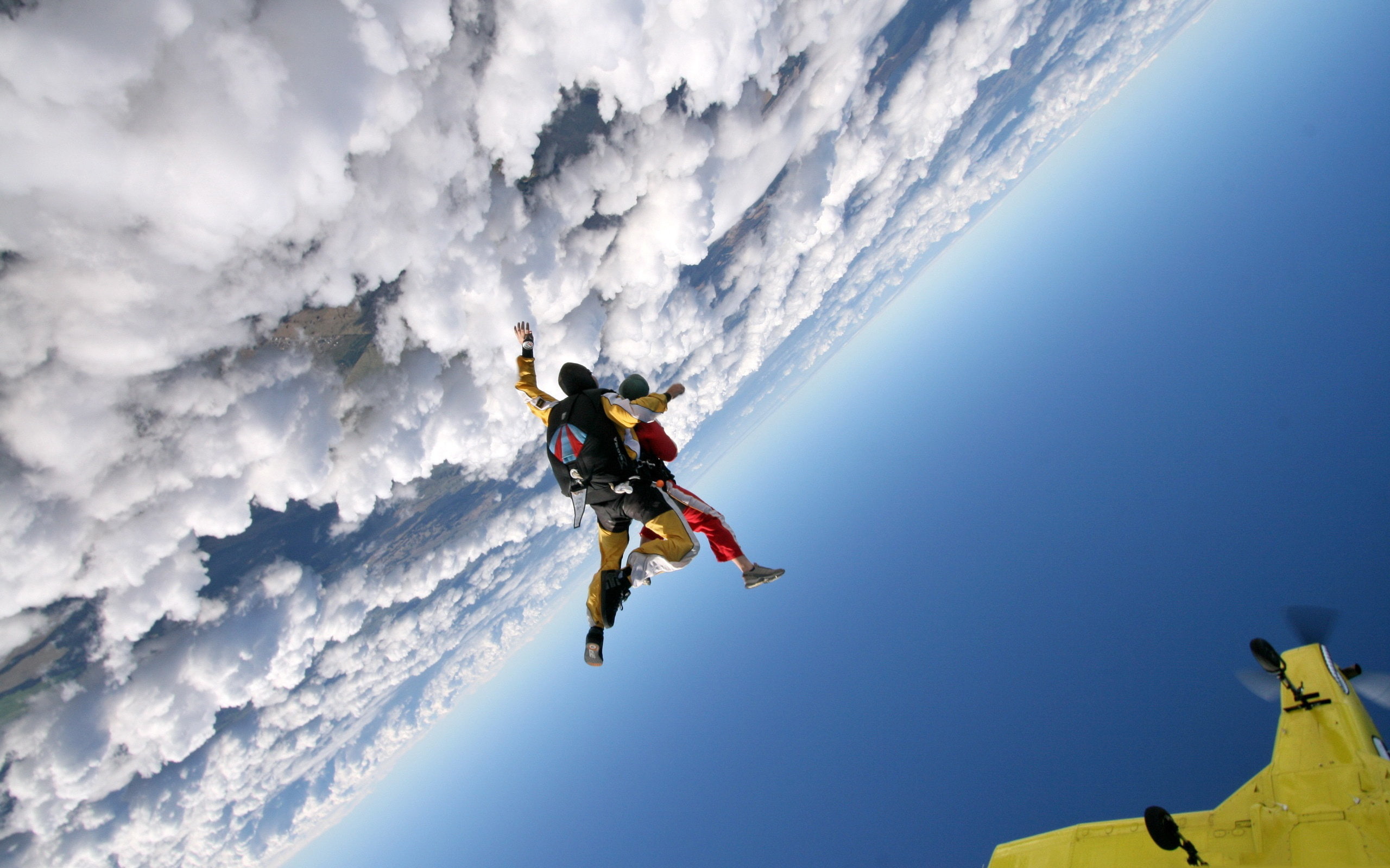 skydiving