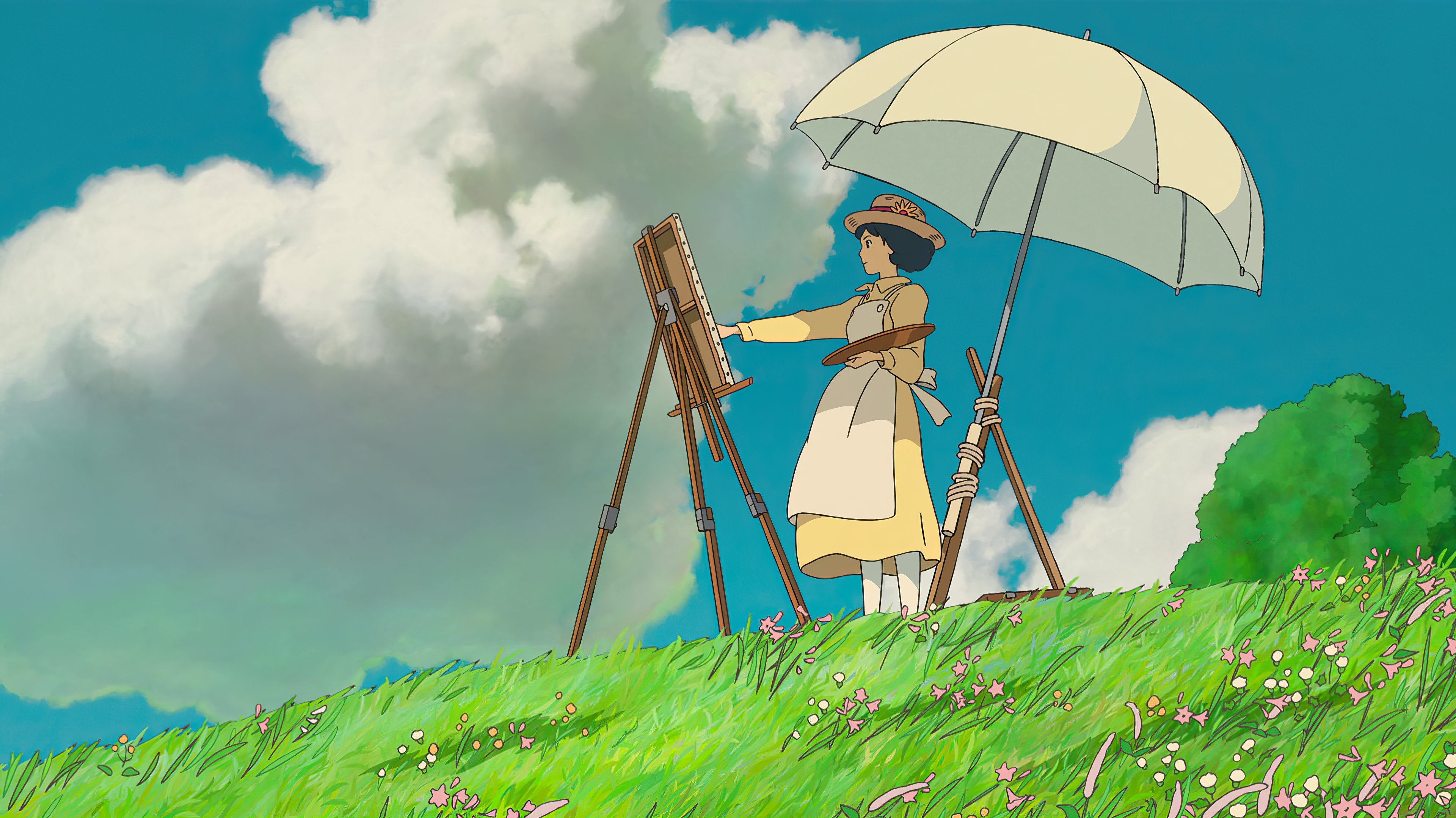 Studio Ghibli, nature, landscape, The Wind Rises, colorful