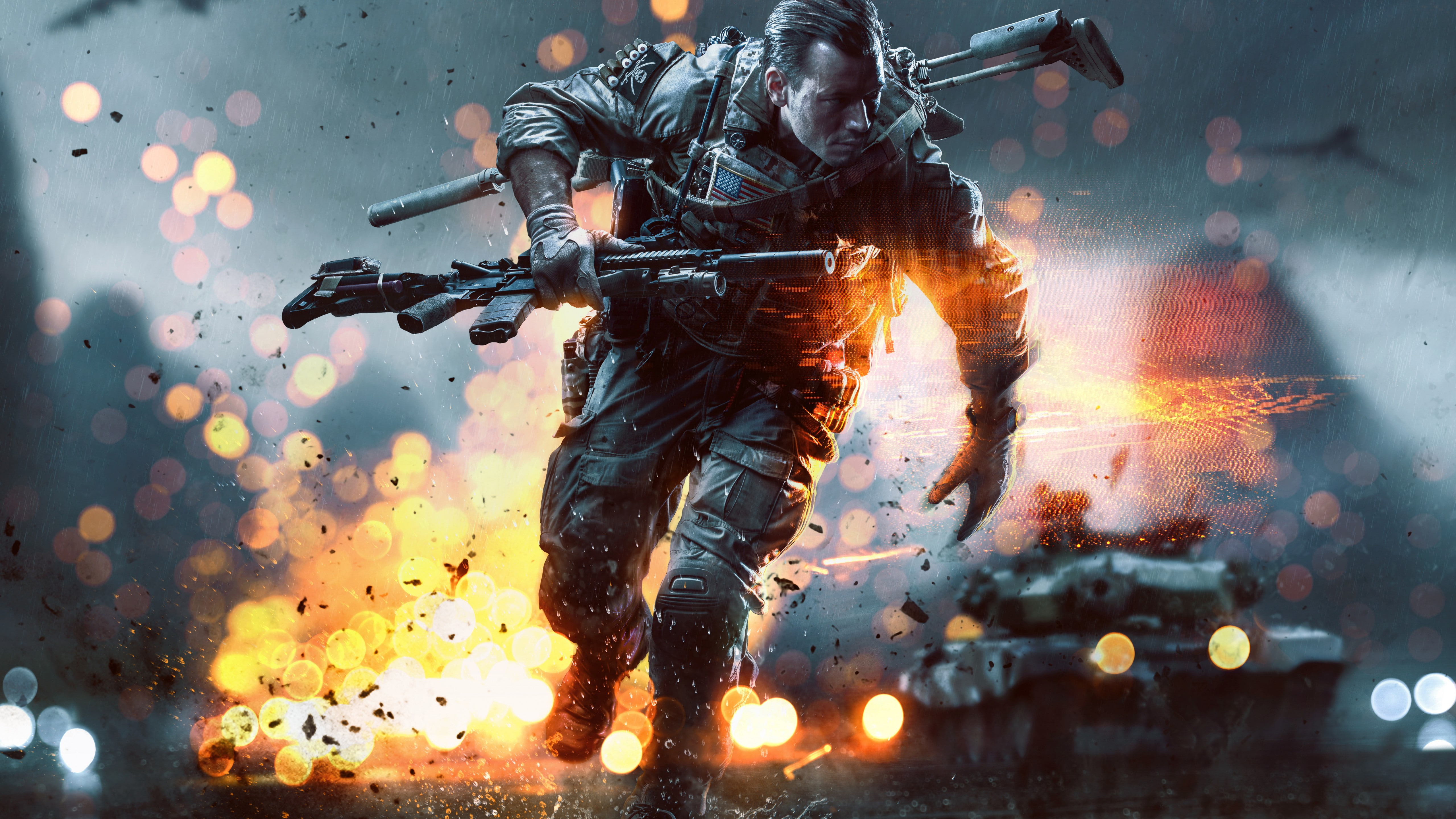 game application digital wallpaper, Battlefield Hardline, shooter