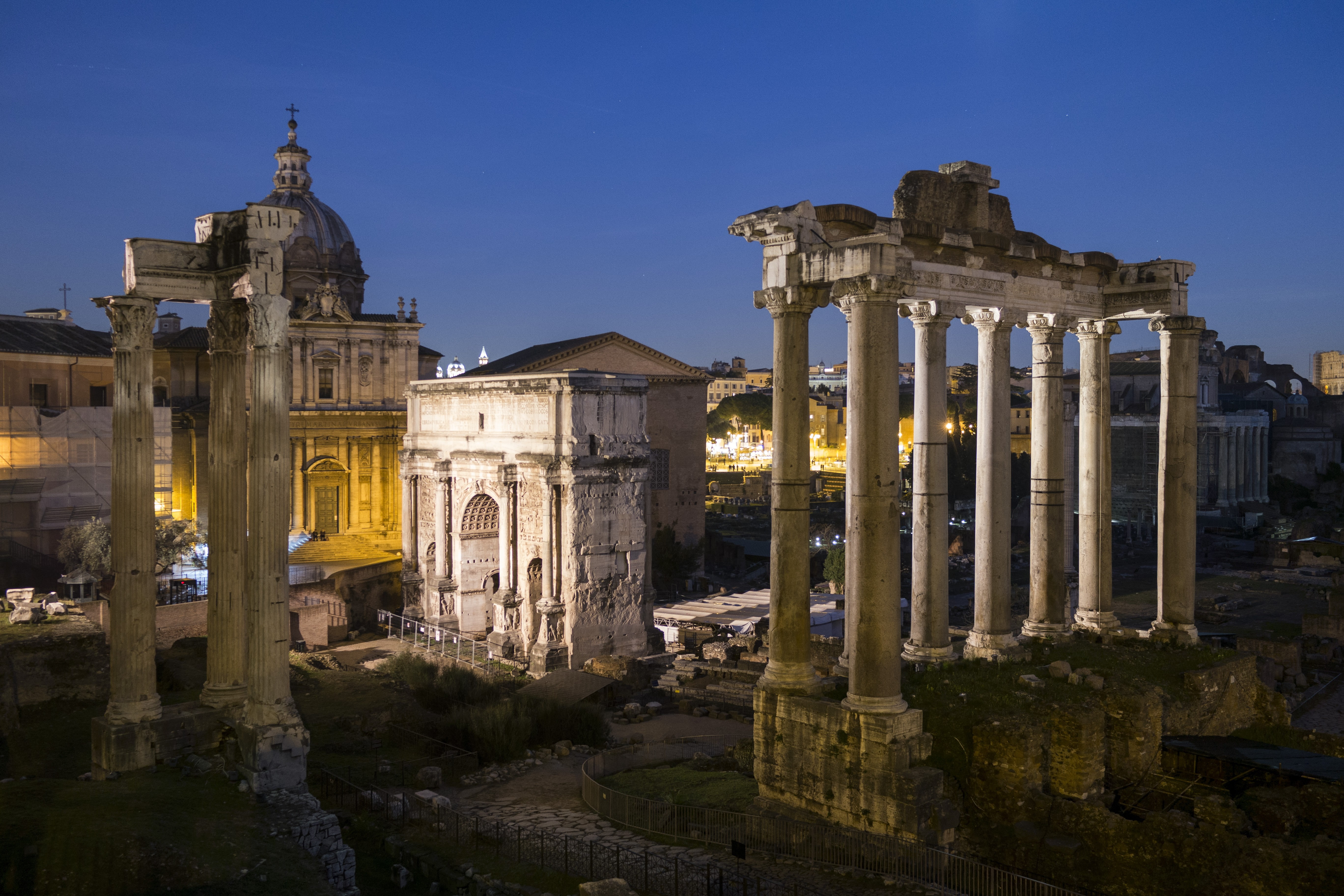 Rome, Italy, Foro Romano, landscape, ruin, architecture, built structure