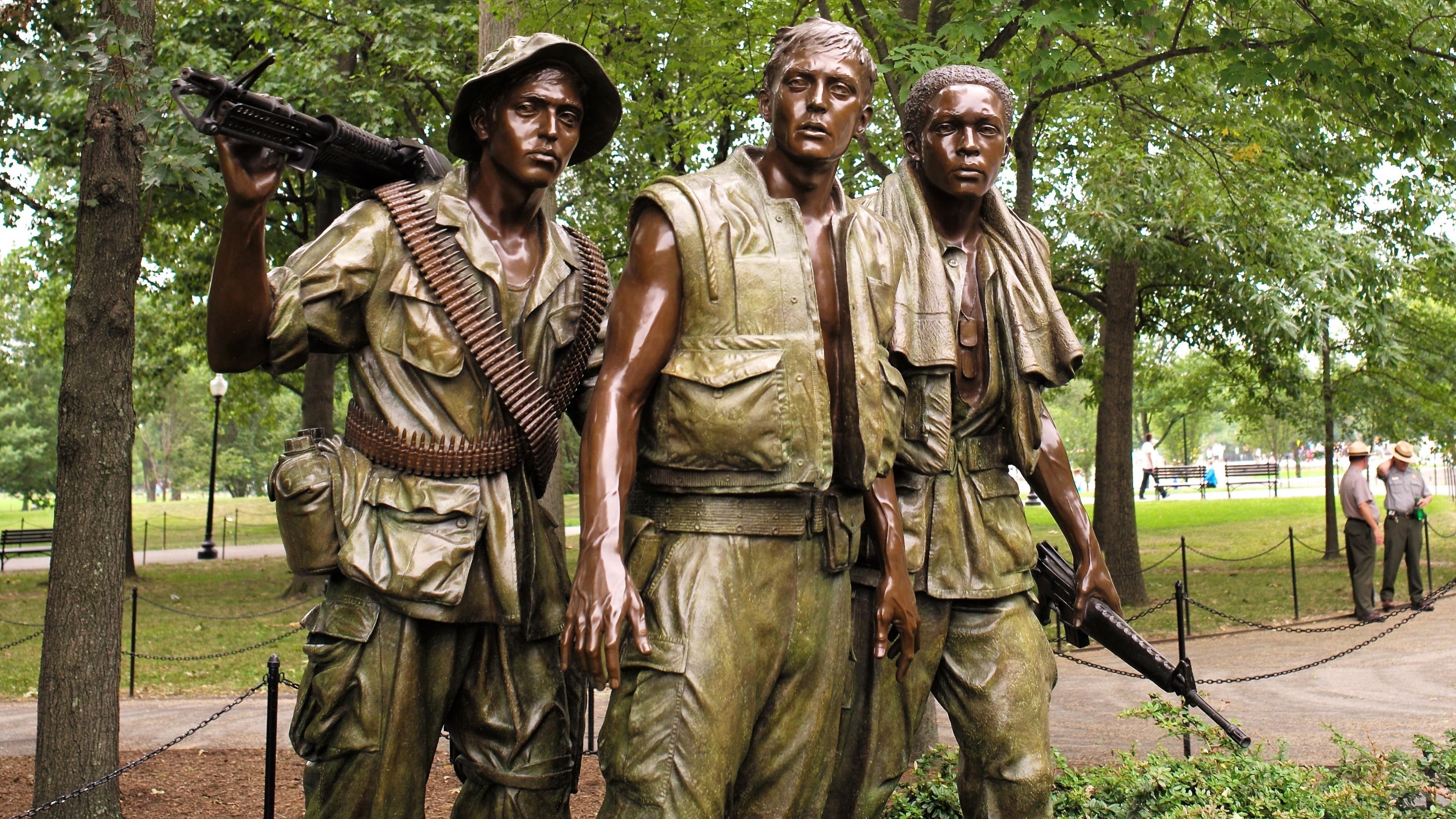the three soldiers, the three servicemen, national mall, vietnam war