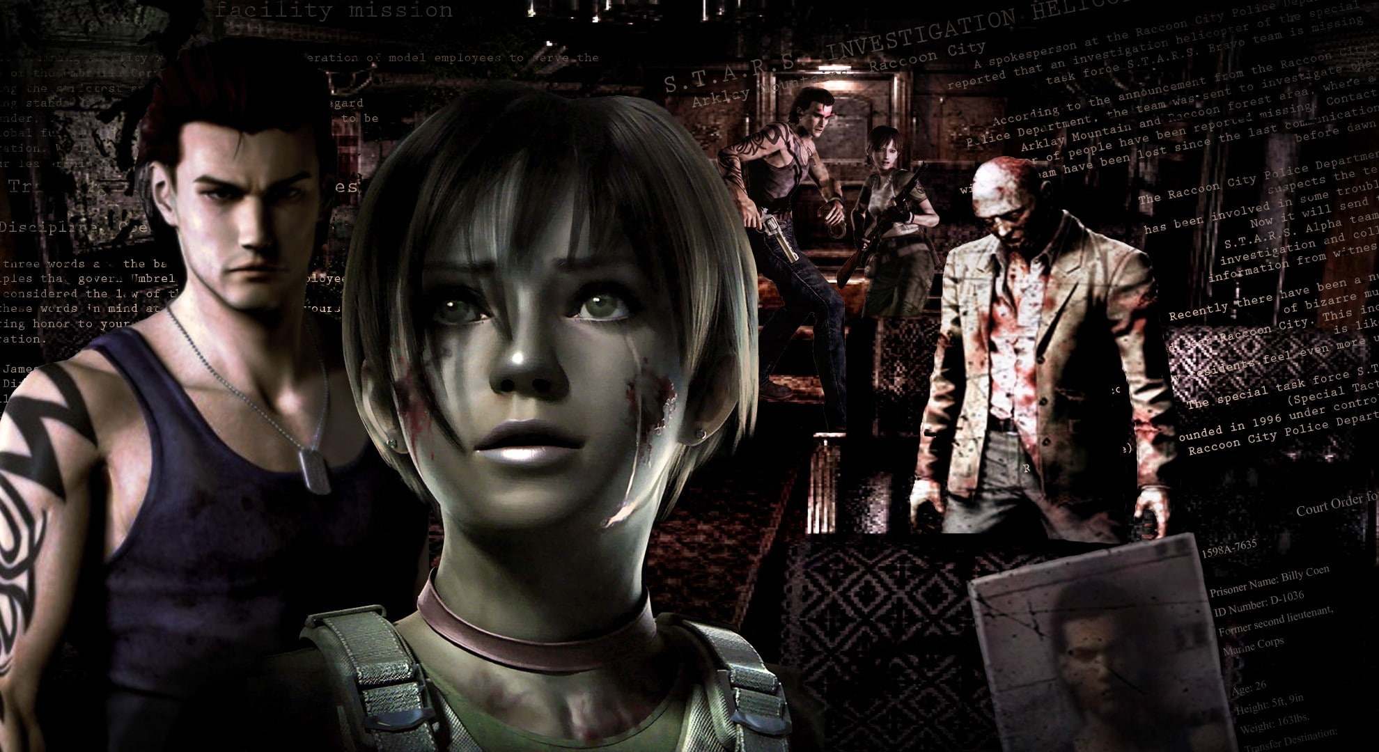 Free Download Hd Wallpaper Rebecca Chambers Billy Coen Resident Evil 0 Aagecrow 1980x1080 6421