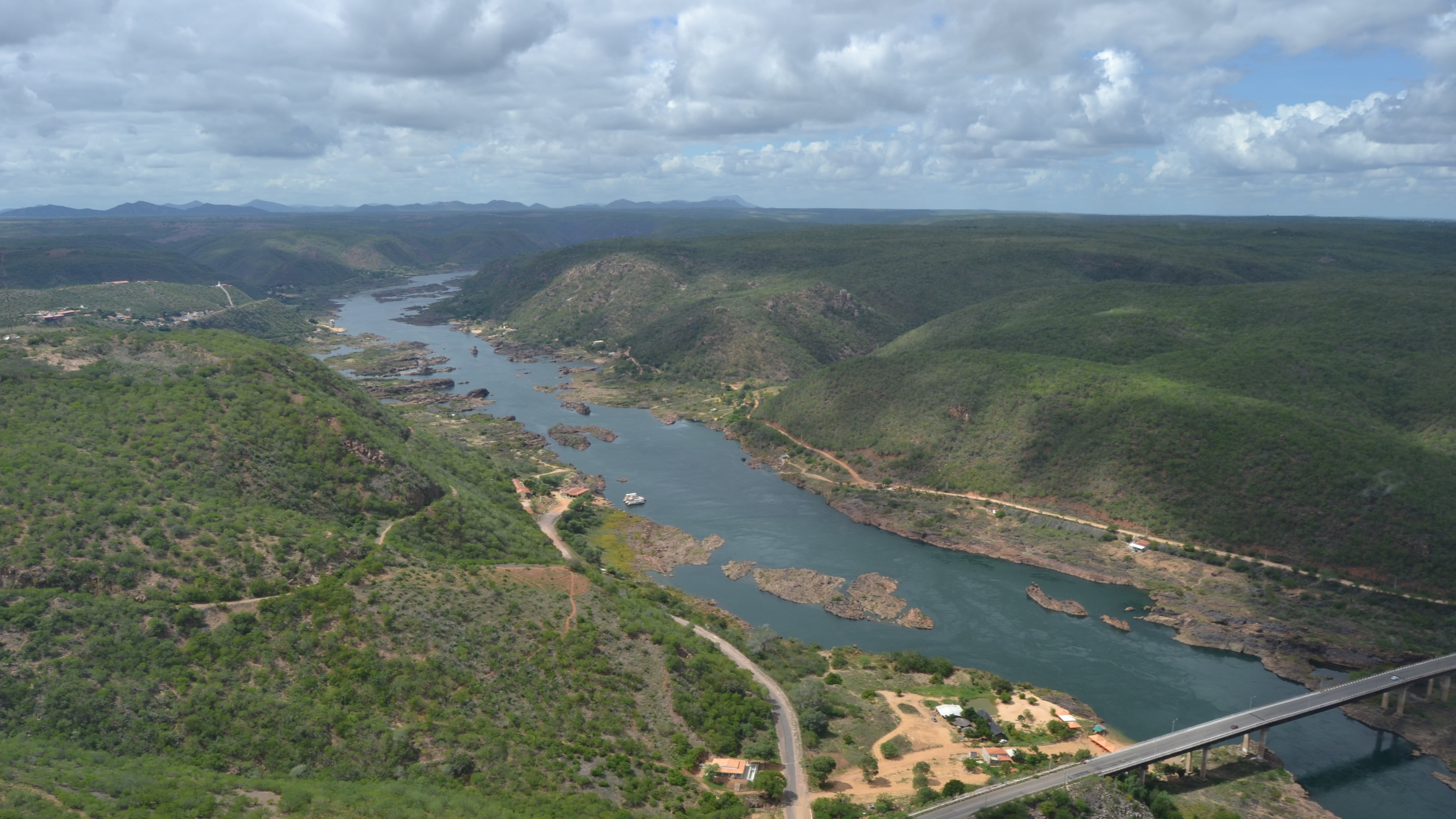 sertao, river, caninde de sao francisco, sergipe, brazil, water