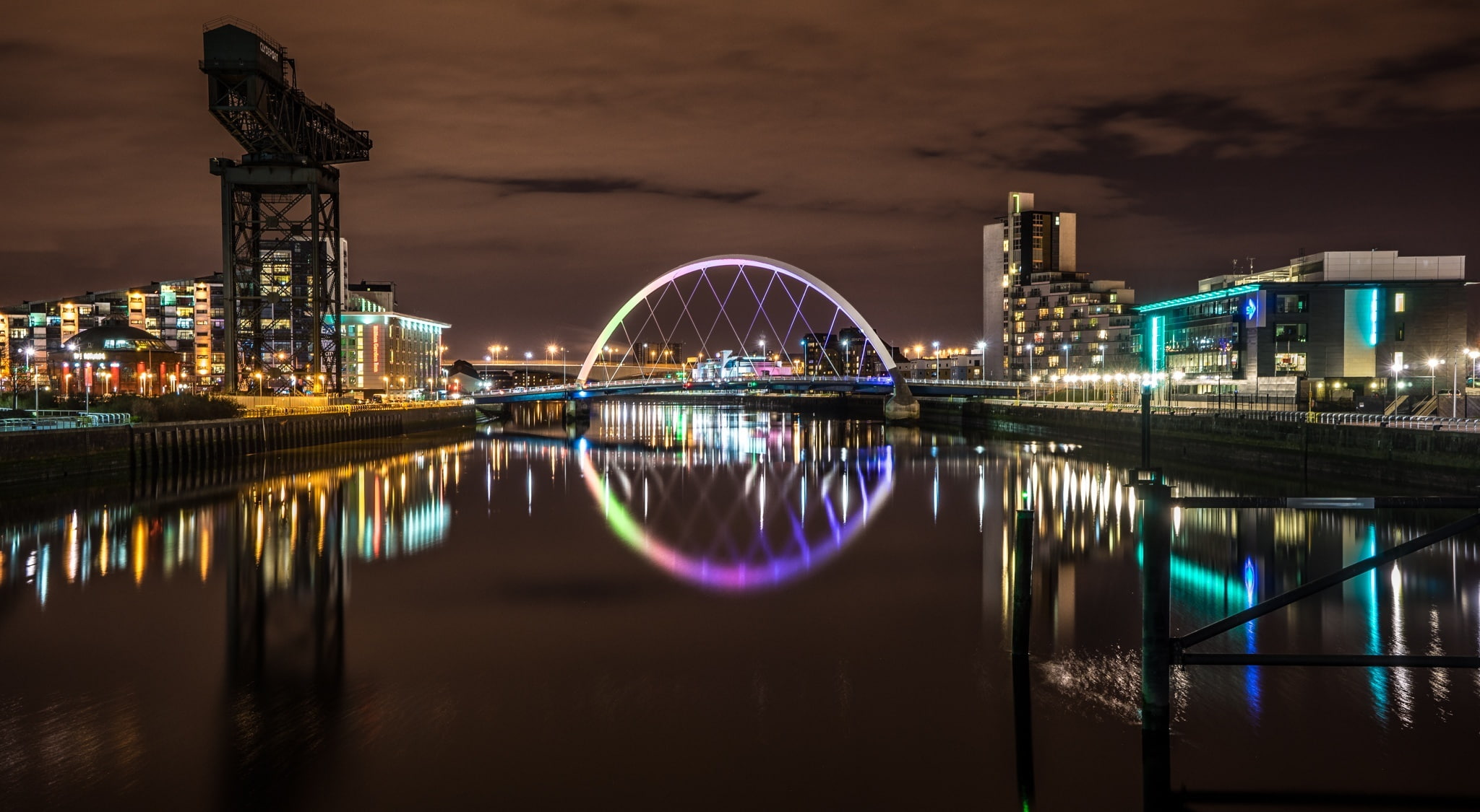 Clyde arch bridge, Glasgow, Scotland, UK, Europe, United Kingdom