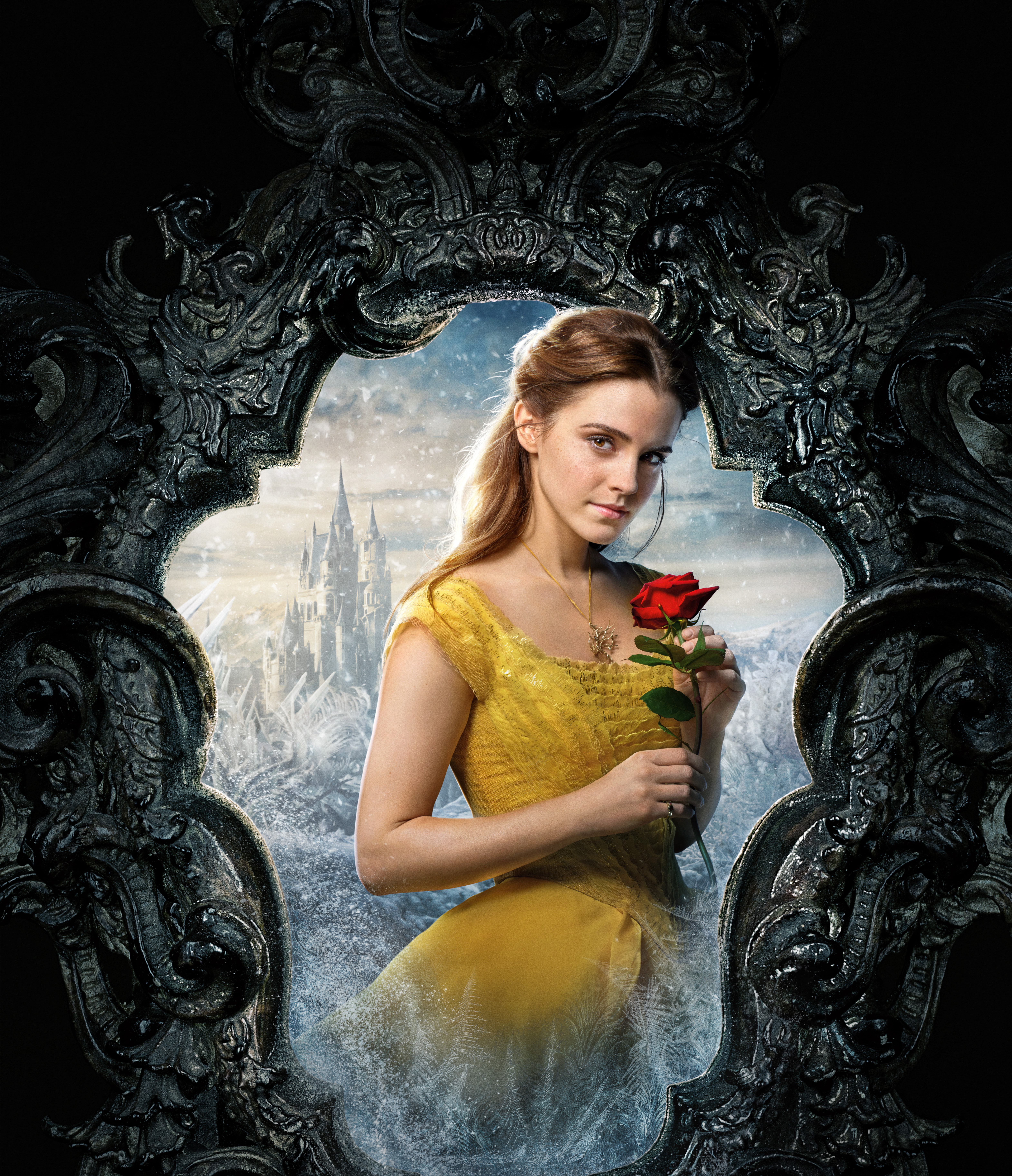 Emma Watson, Belle, 5K, Beauty and the Beast