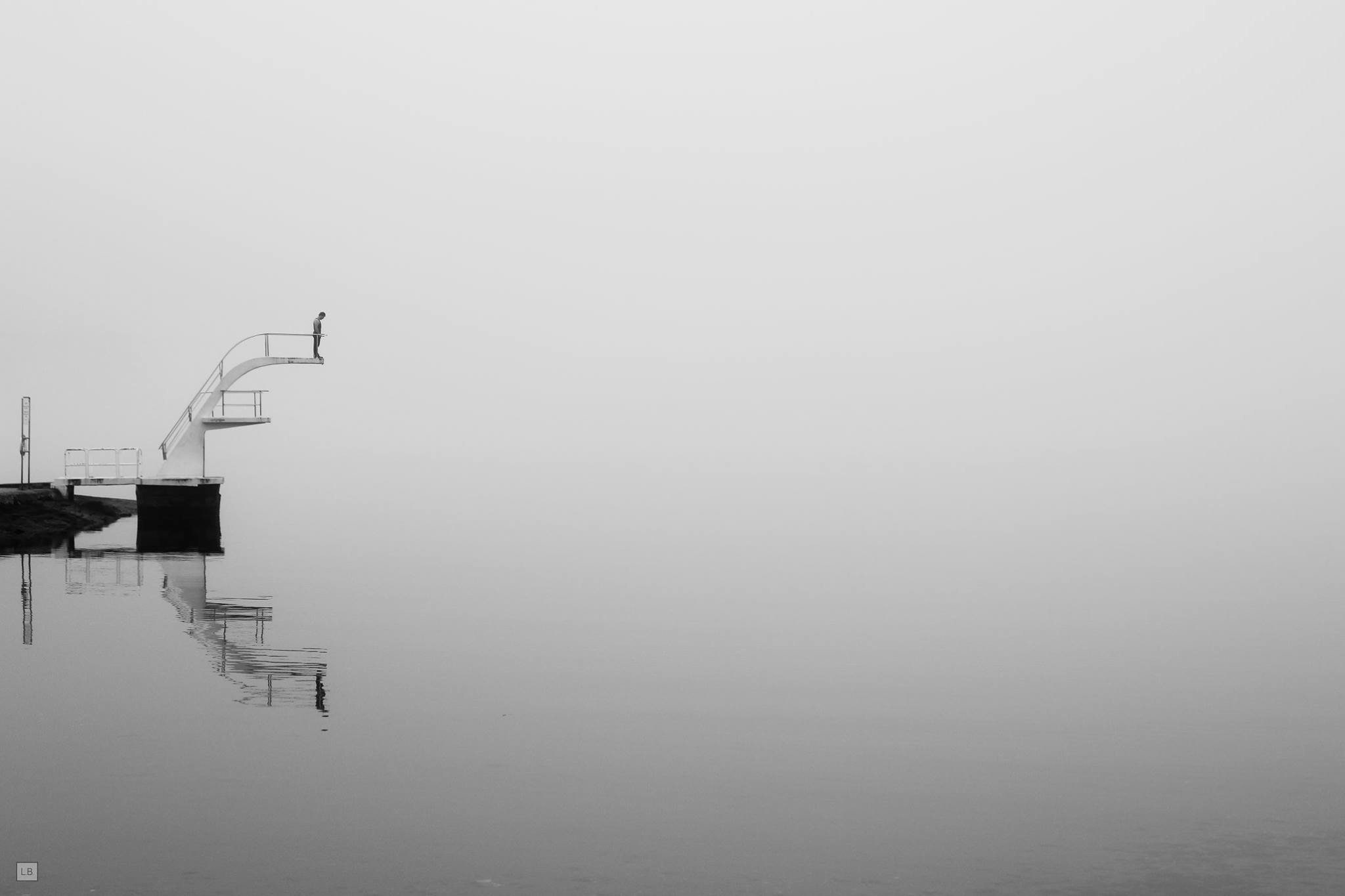 reflection, water, waterfront, copy space, lake, tranquility